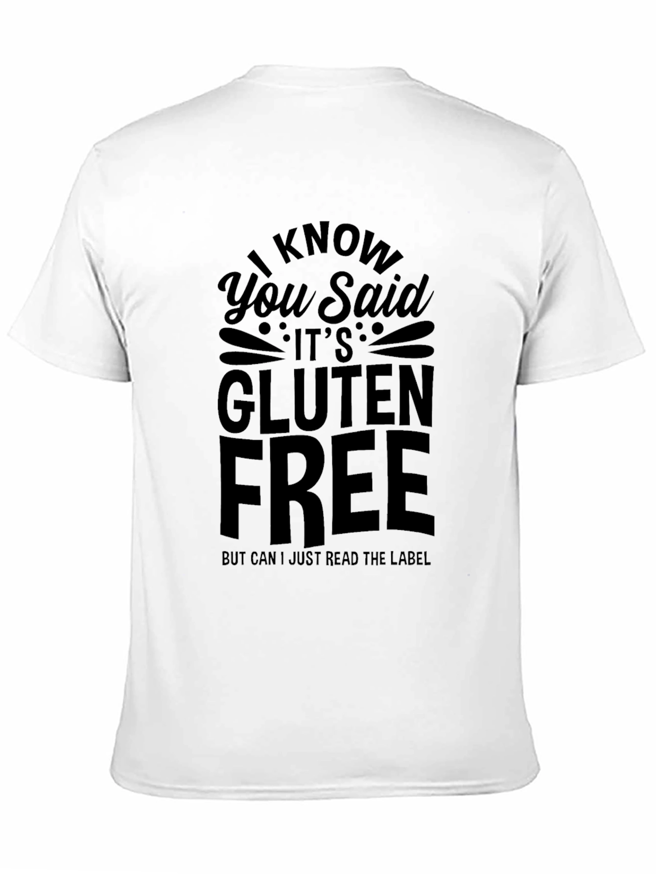 Gluten Free Label T-Shirt - Unisex