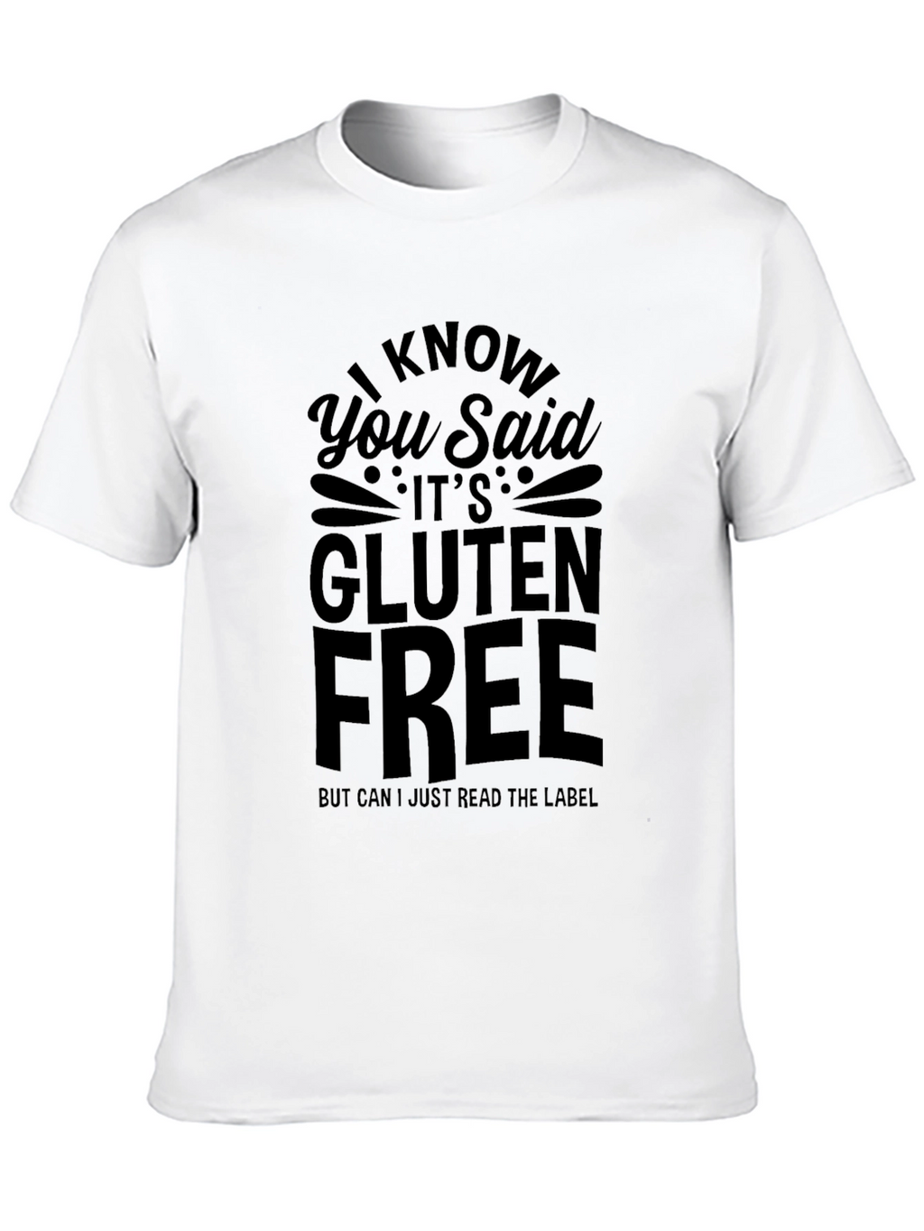Gluten Free Label T-Shirt - Unisex