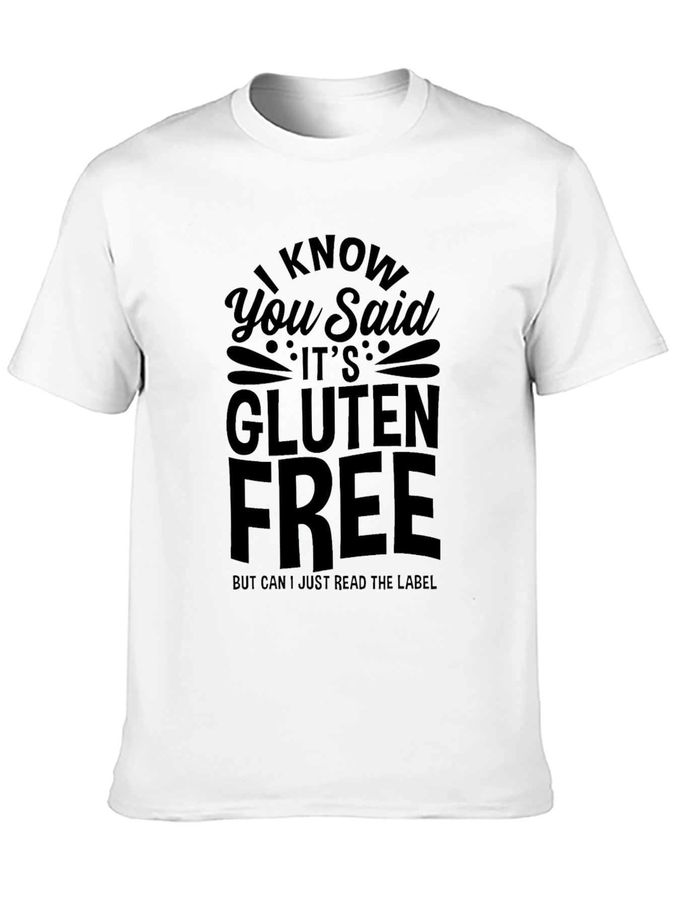 Gluten Free Label T-Shirt - Unisex