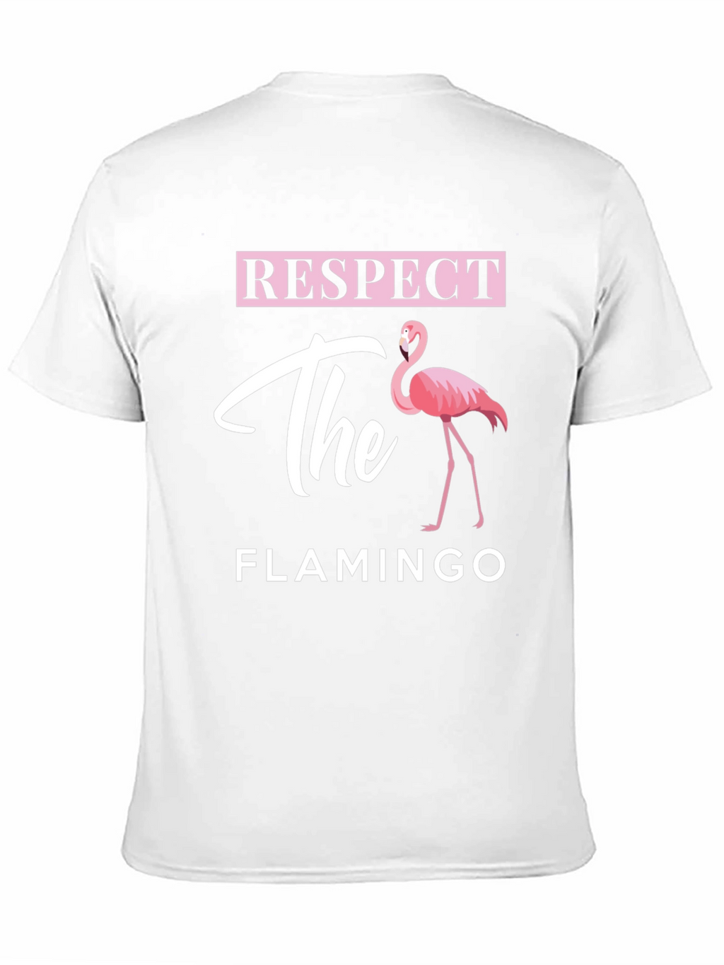Respect the Flamingo Graphic Tee - Black