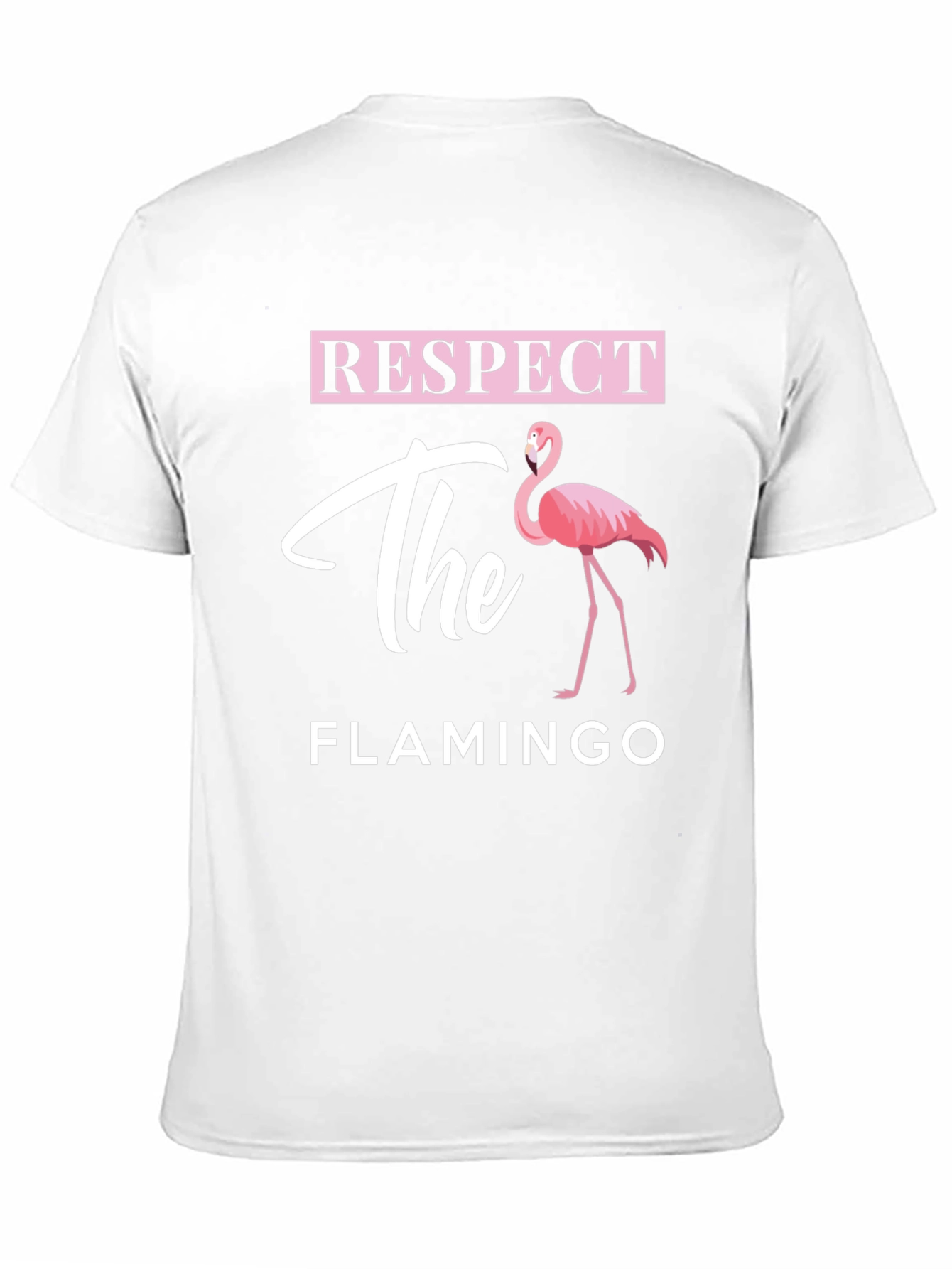 Respect the Flamingo Graphic Tee - Black