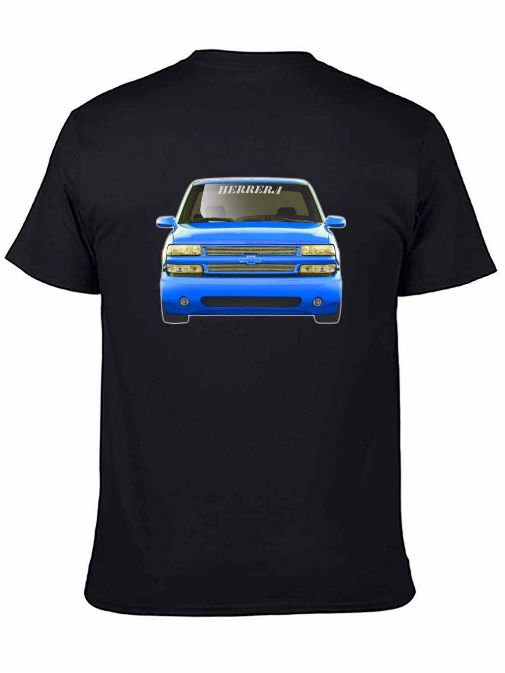 Blue Chevy Truck T-Shirt - Automotive Graphic Tee