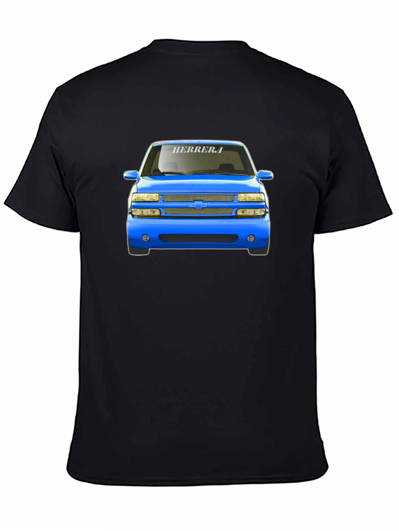 Blue Chevy Truck T-Shirt - Automotive Graphic Tee