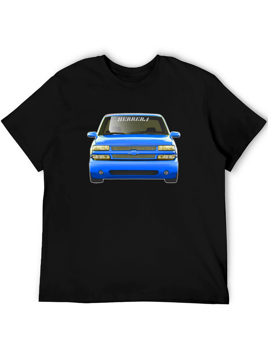 Blue Chevy Truck T-Shirt - Automotive Graphic Tee