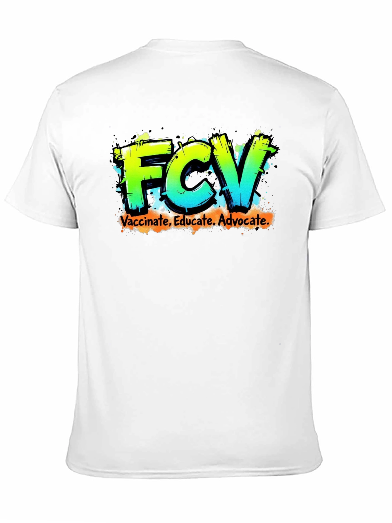 FCV Vaccinate Educate Advocate Graphic Tee