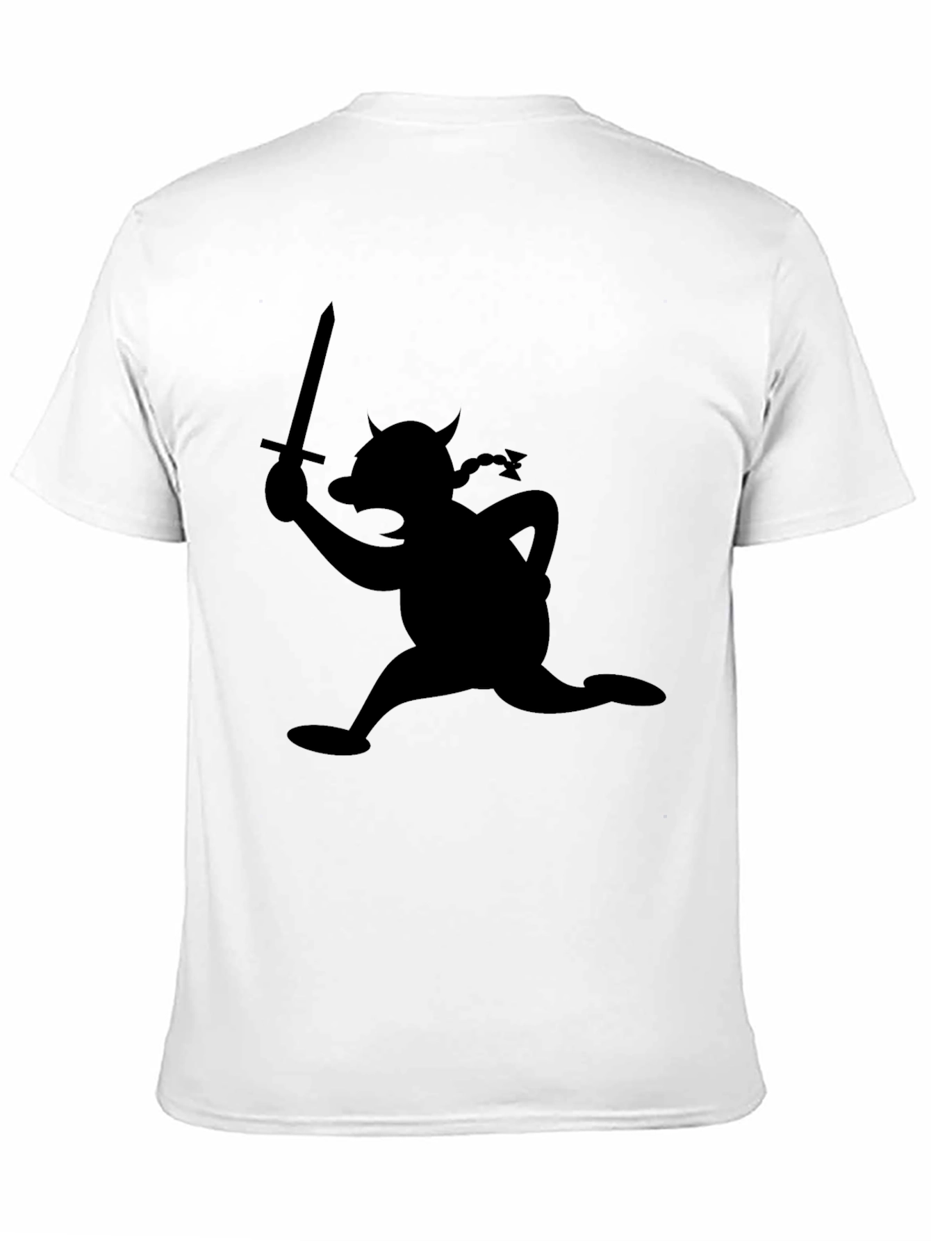 Viking Cartoon Silhouette T-Shirt