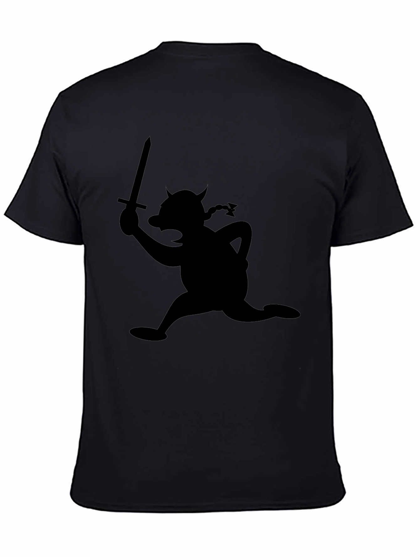 Viking Cartoon Silhouette T-Shirt