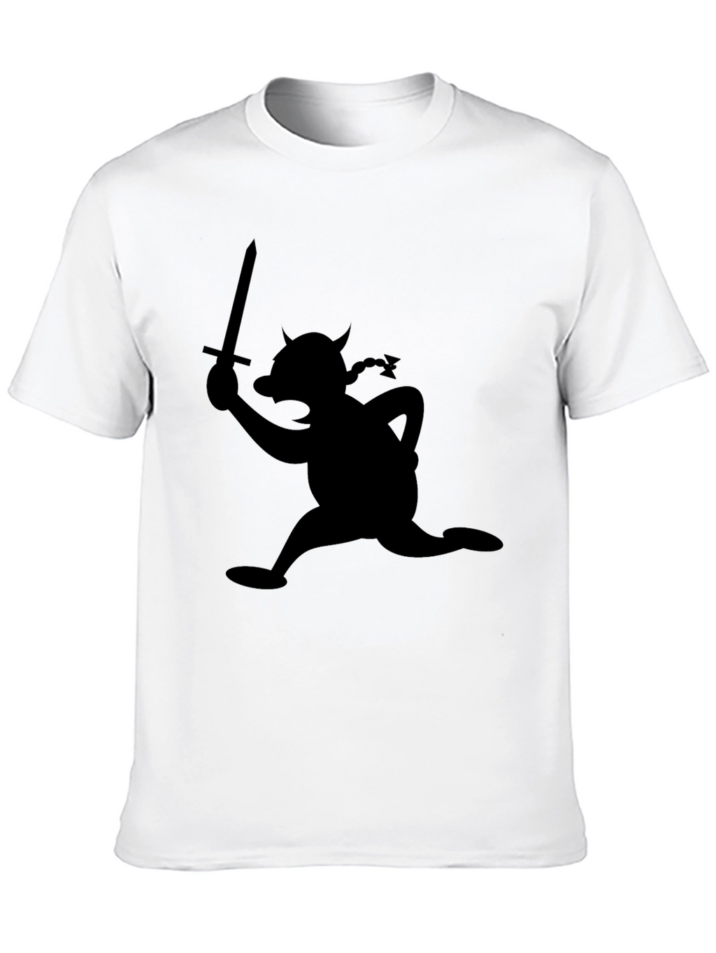Viking Cartoon Silhouette T-Shirt