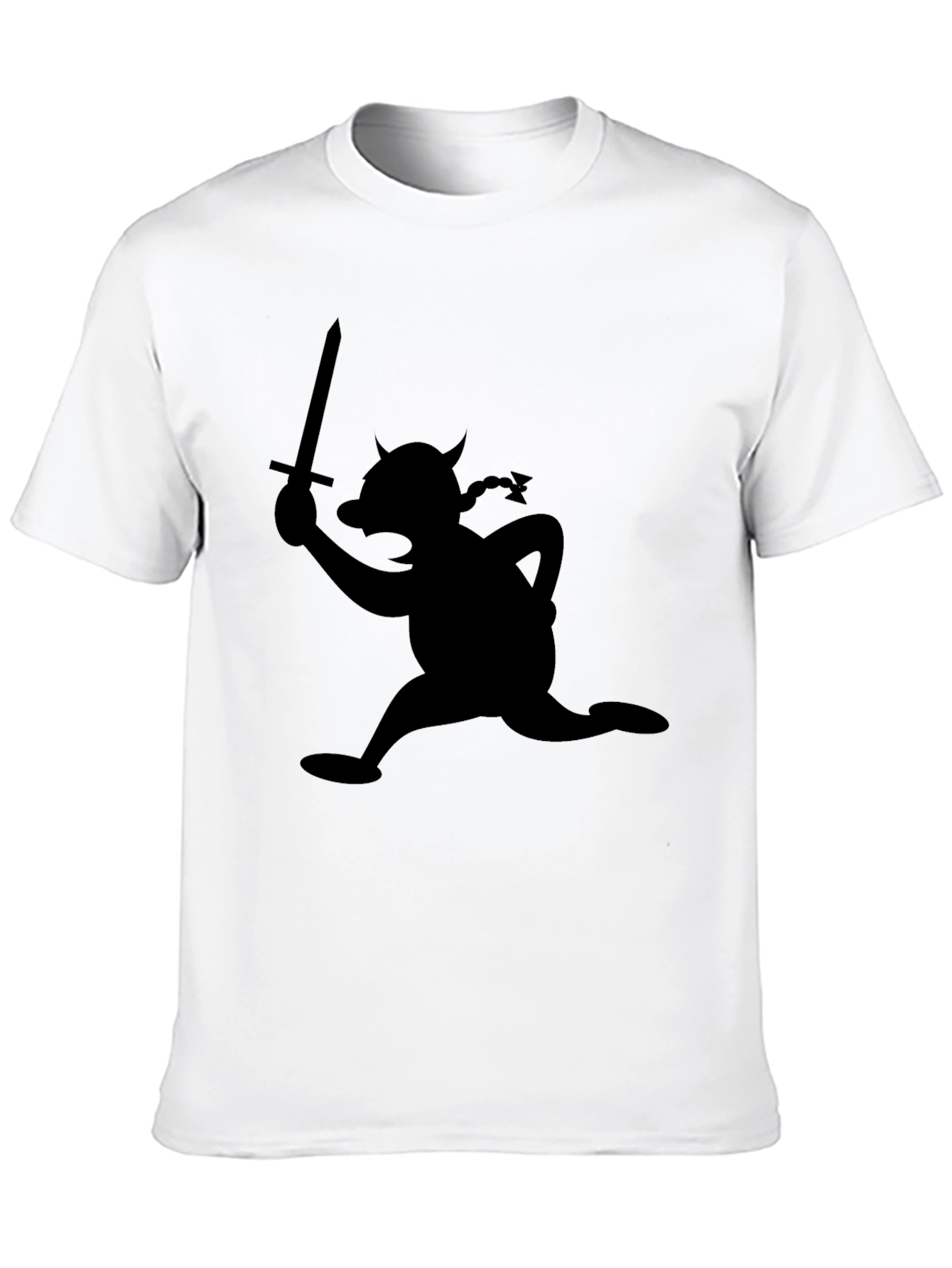 Viking Cartoon Silhouette T-Shirt