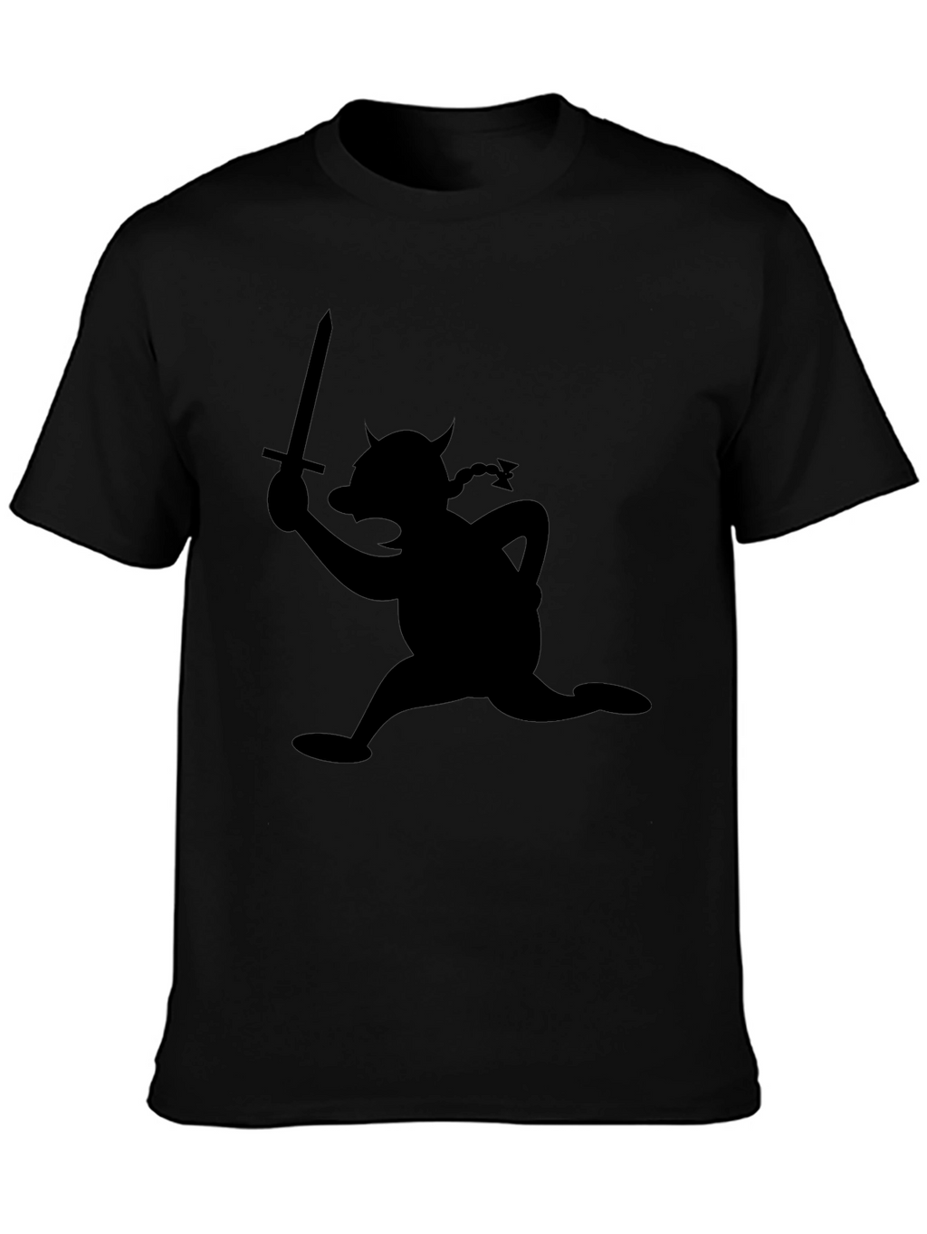 Viking Cartoon Silhouette T-Shirt