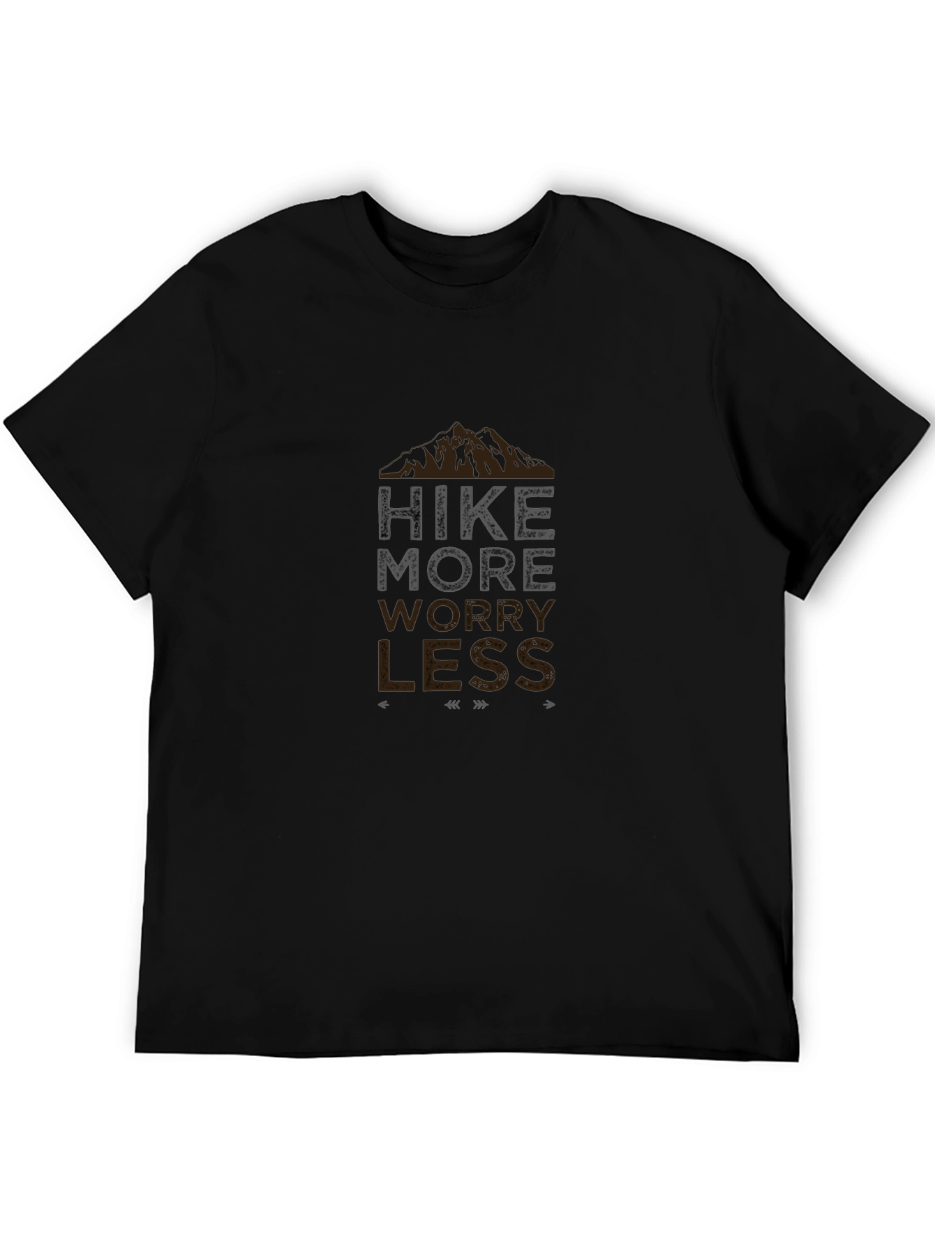 Hike More Worry Less Graphic Tee - Adventure Awaits