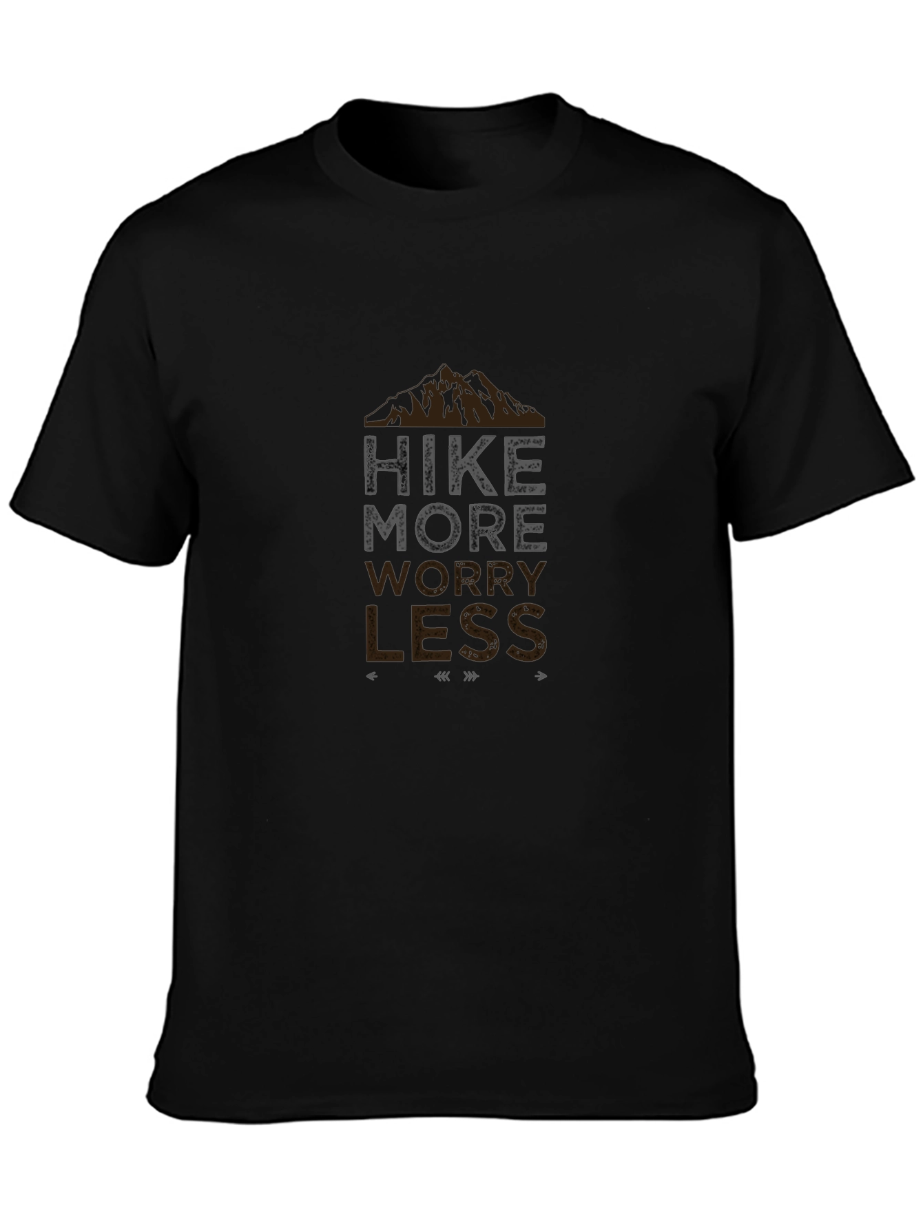 Hike More Worry Less Graphic Tee - Adventure Awaits