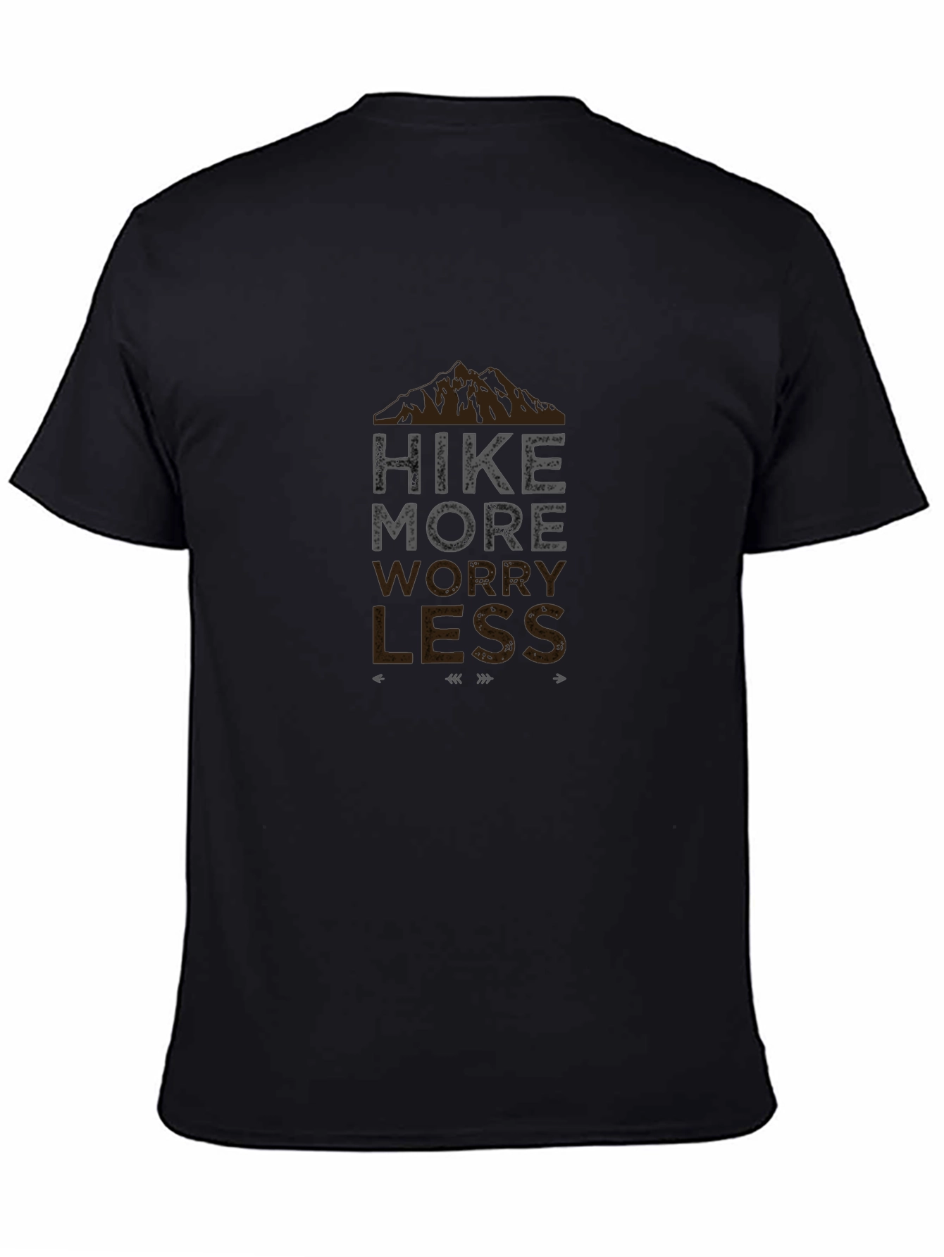 Hike More Worry Less Graphic Tee - Adventure Awaits