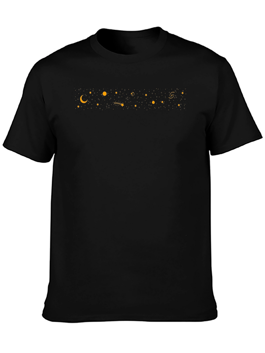 Cosmic Dreamer Tee - Black Starry Night T-Shirt