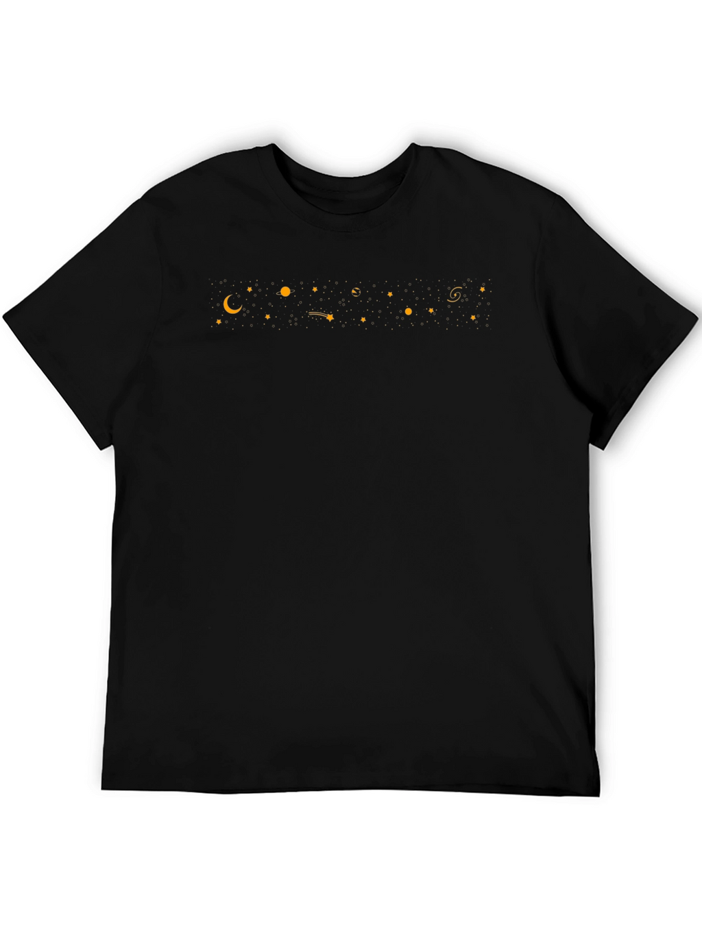 Cosmic Dreamer Tee - Black Starry Night T-Shirt