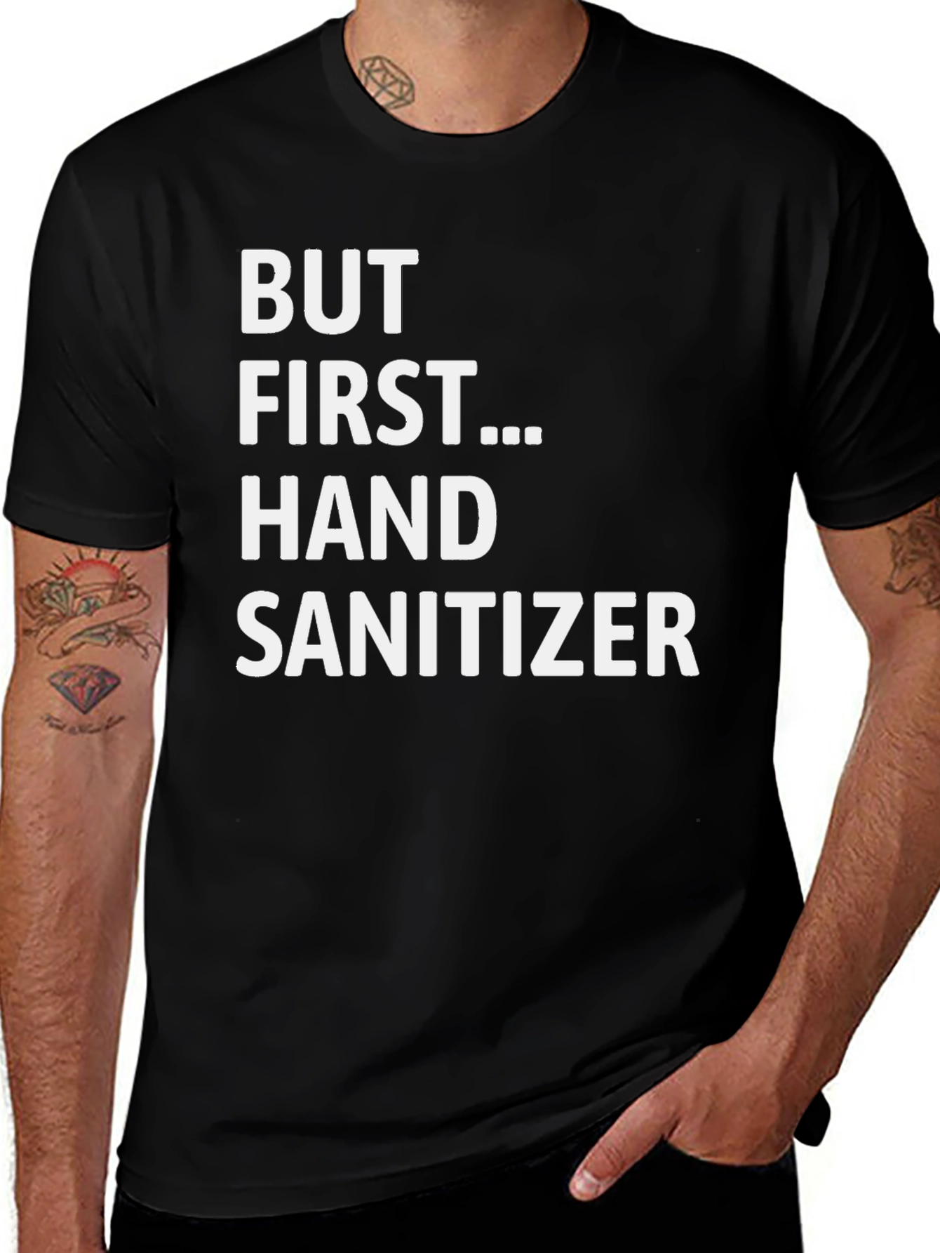 But First... Hand Sanitizer - Novelty Graphic Tee