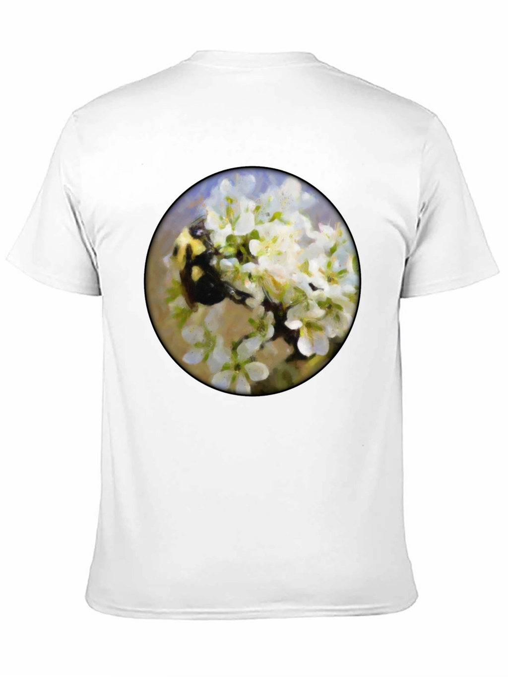 Bumble Bee Floral T-Shirt - Nature Lover Tee