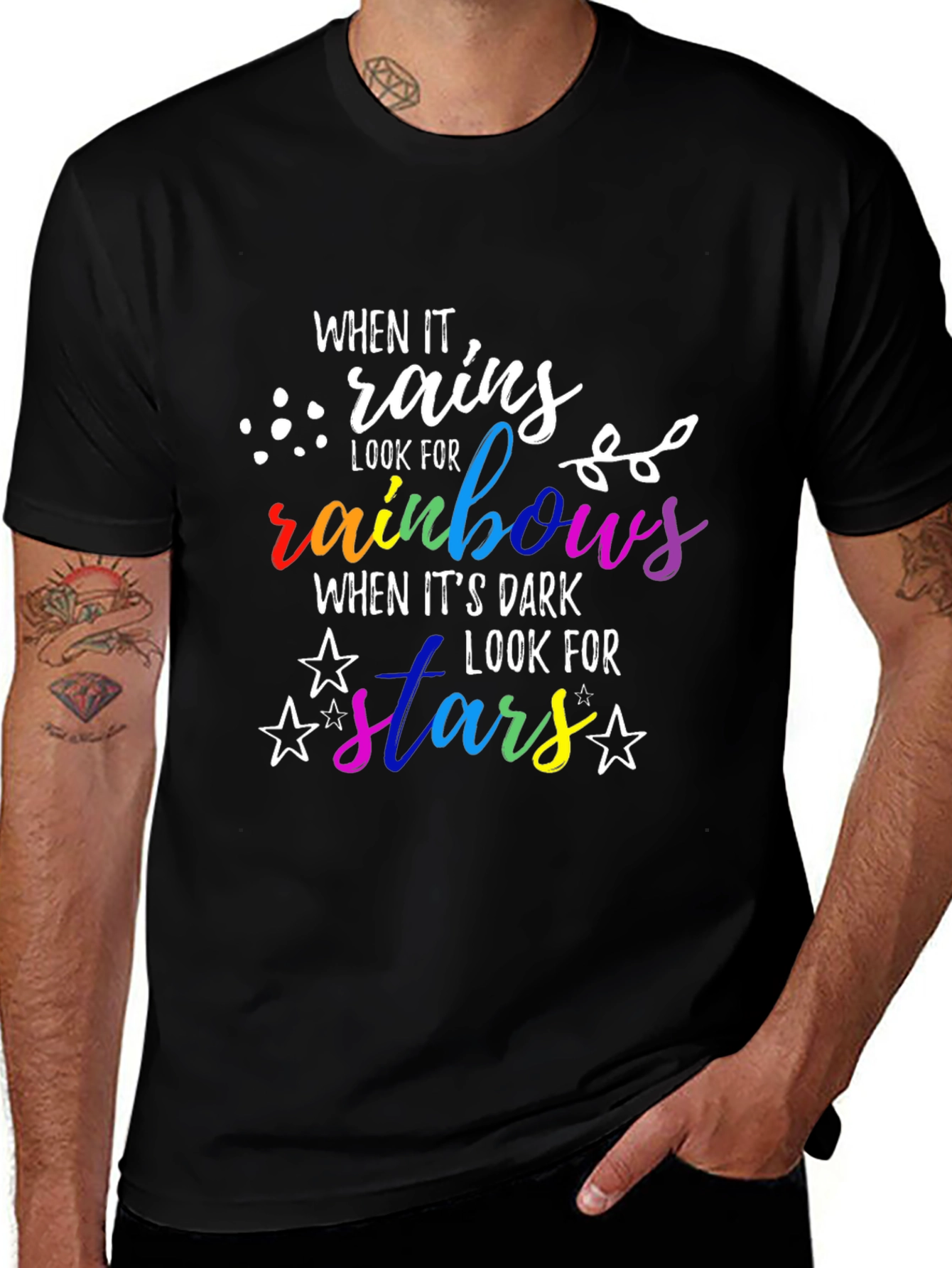 When It Rains Look For Rainbows T-Shirt