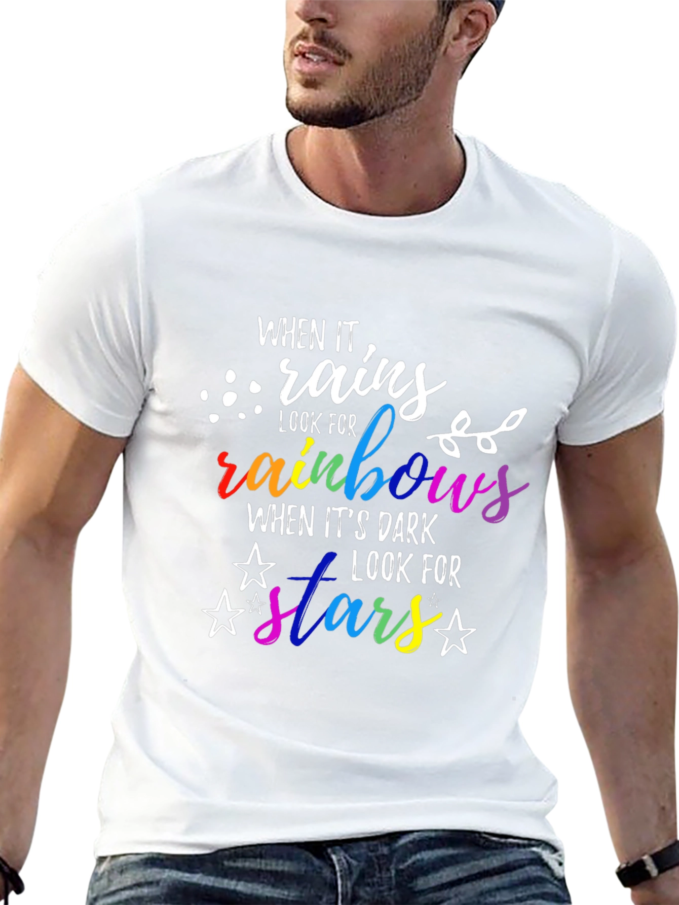 When It Rains Look For Rainbows T-Shirt