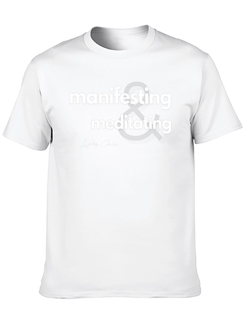 Manifesting & Meditating Black Graphic Tee