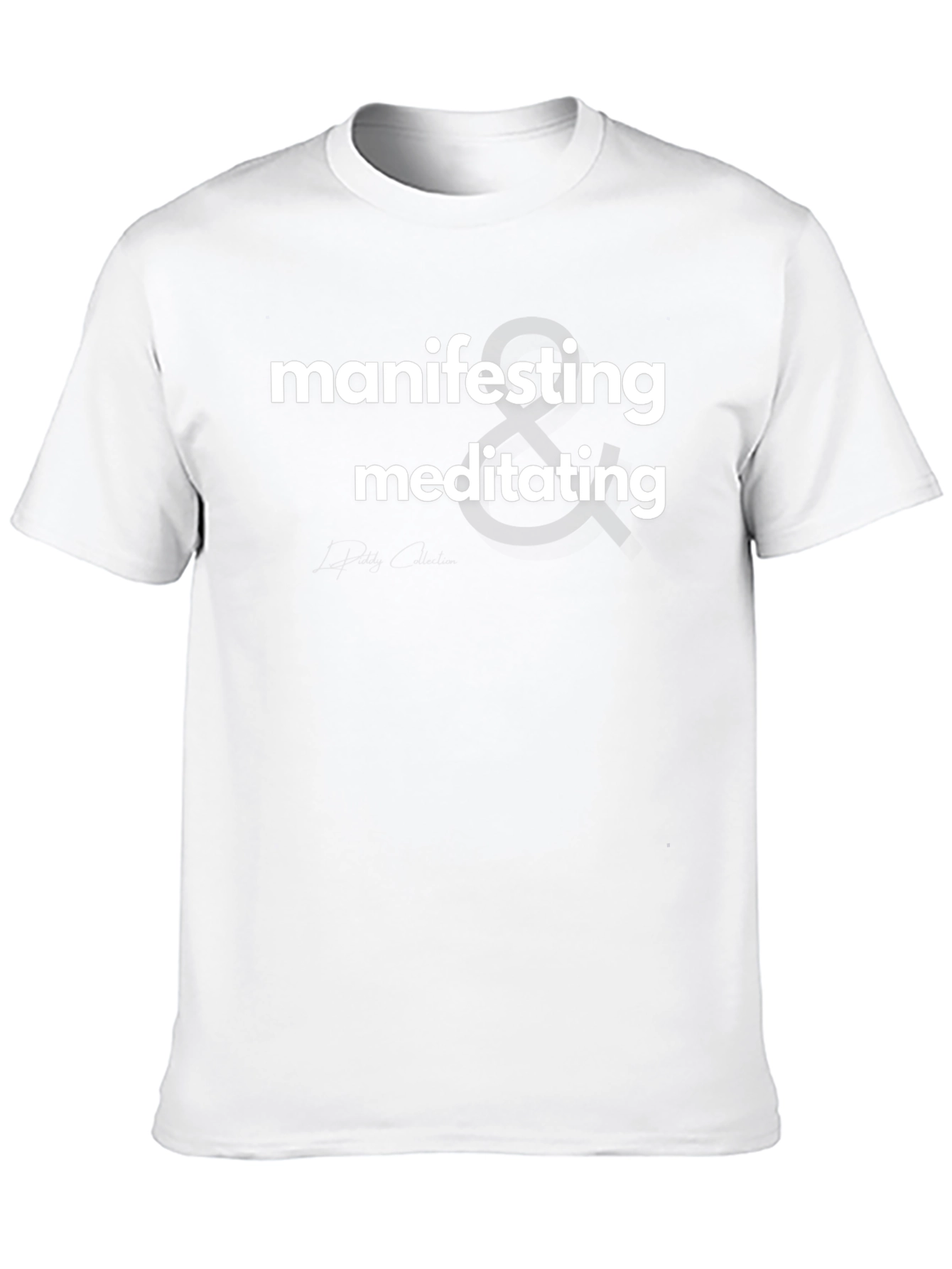 Manifesting & Meditating Black Graphic Tee