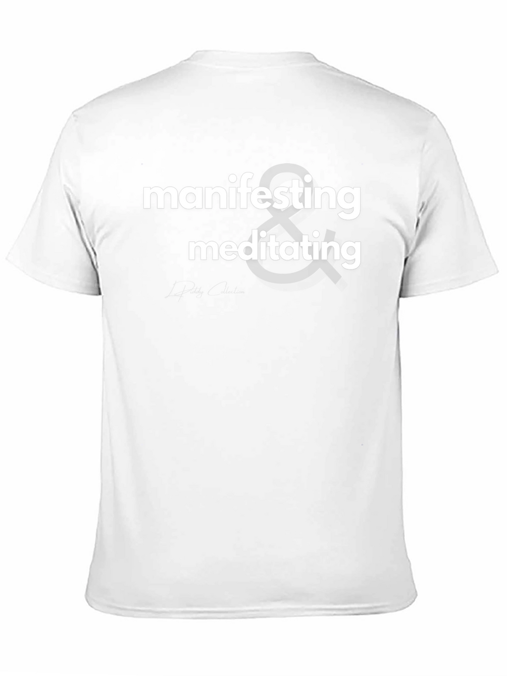 Manifesting & Meditating Black Graphic Tee