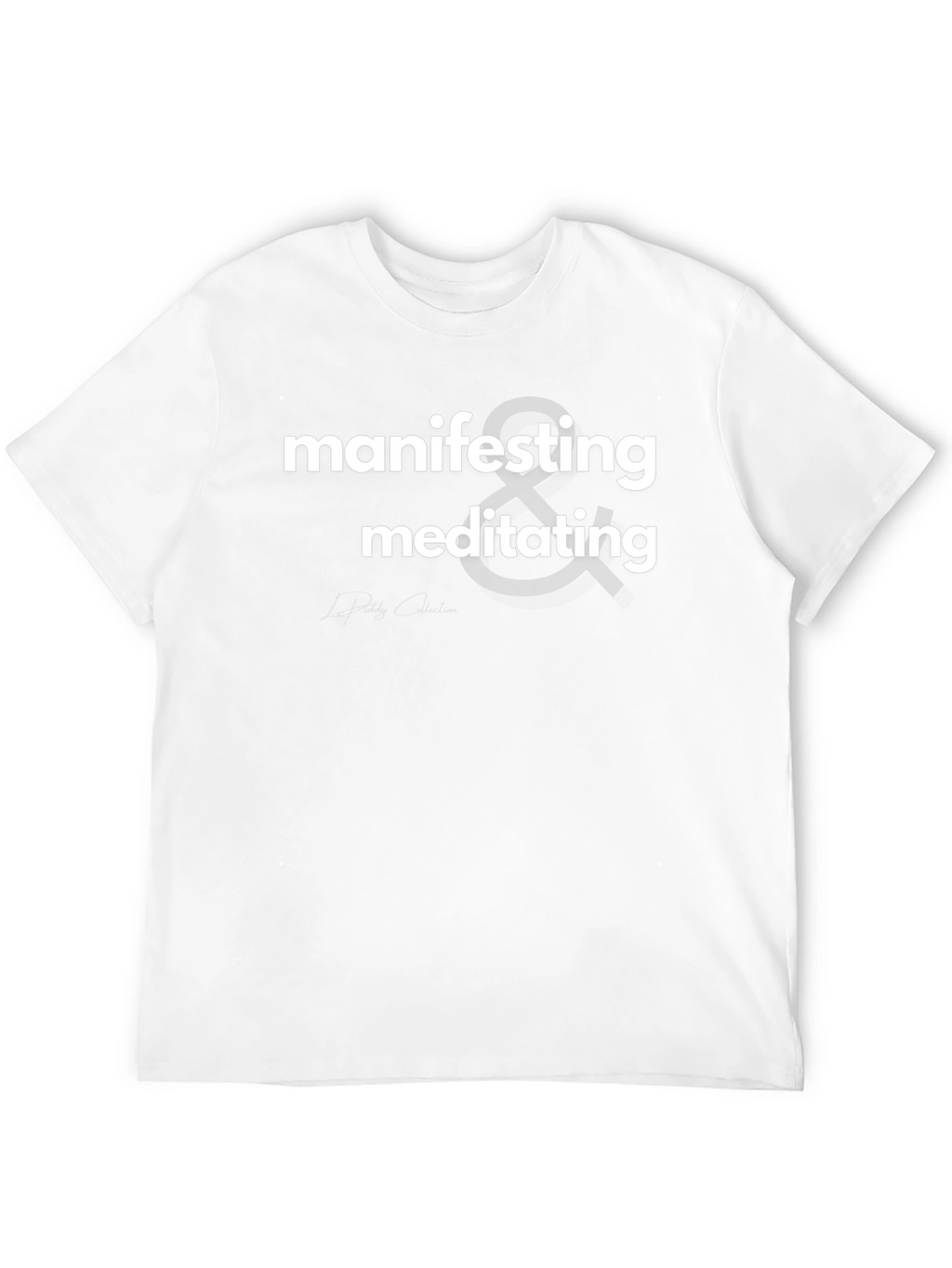 Manifesting & Meditating Black Graphic Tee