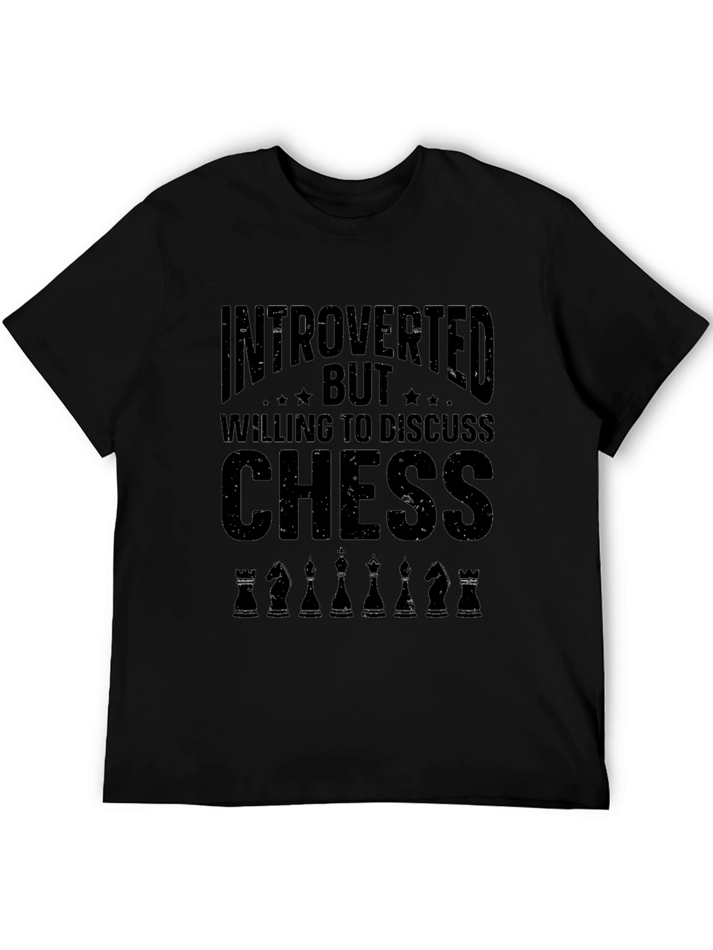 Introverted Chess T-Shirt - Playful Design