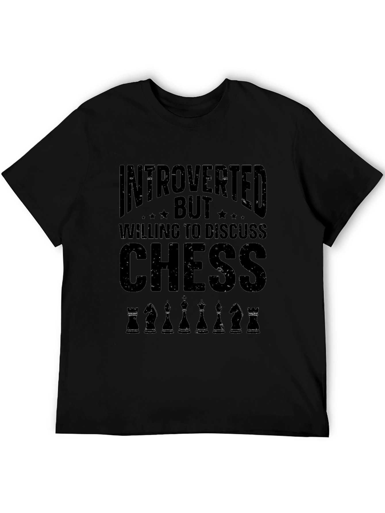 Introverted Chess T-Shirt - Playful Design
