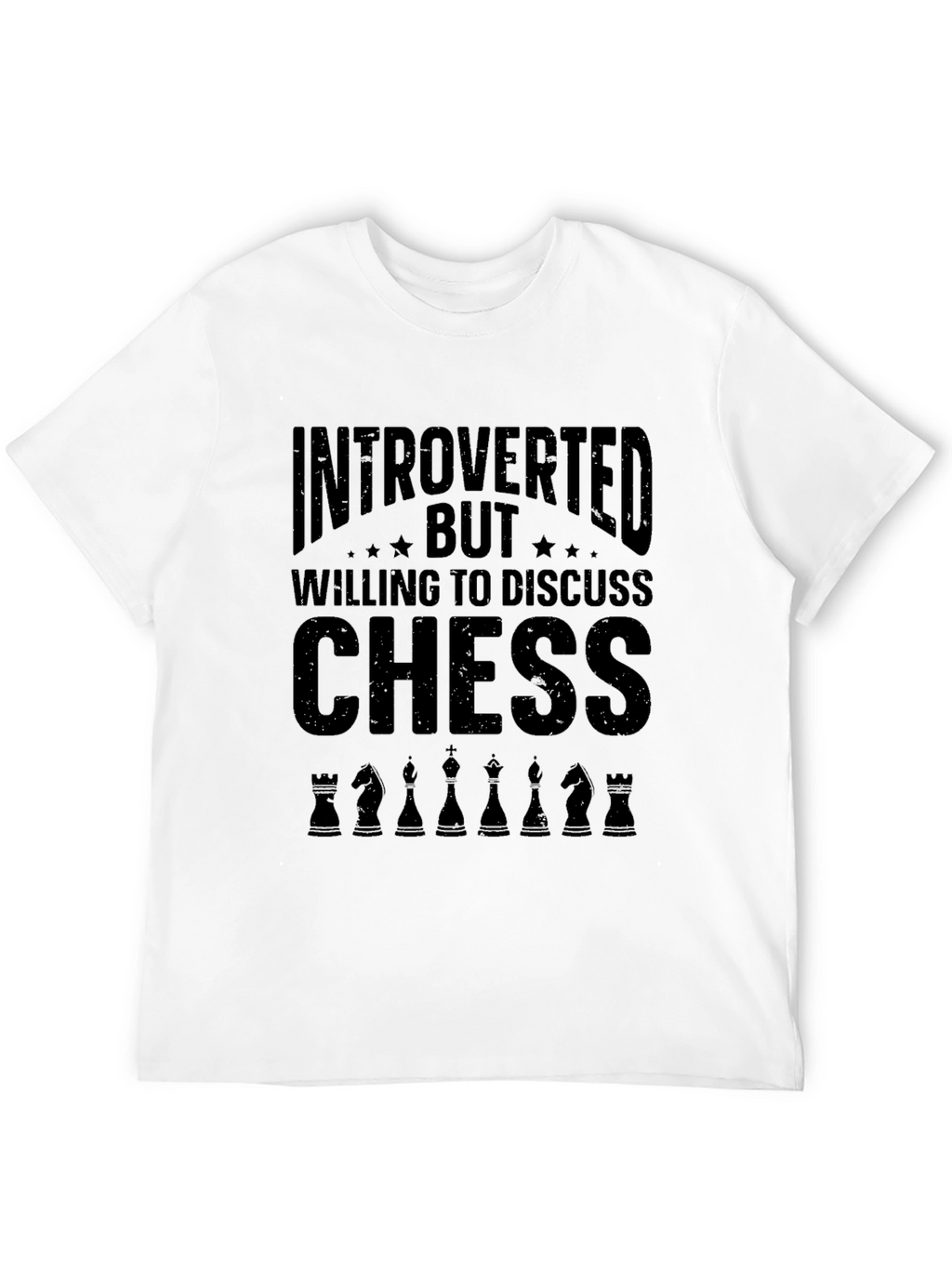 Introverted Chess T-Shirt - Playful Design