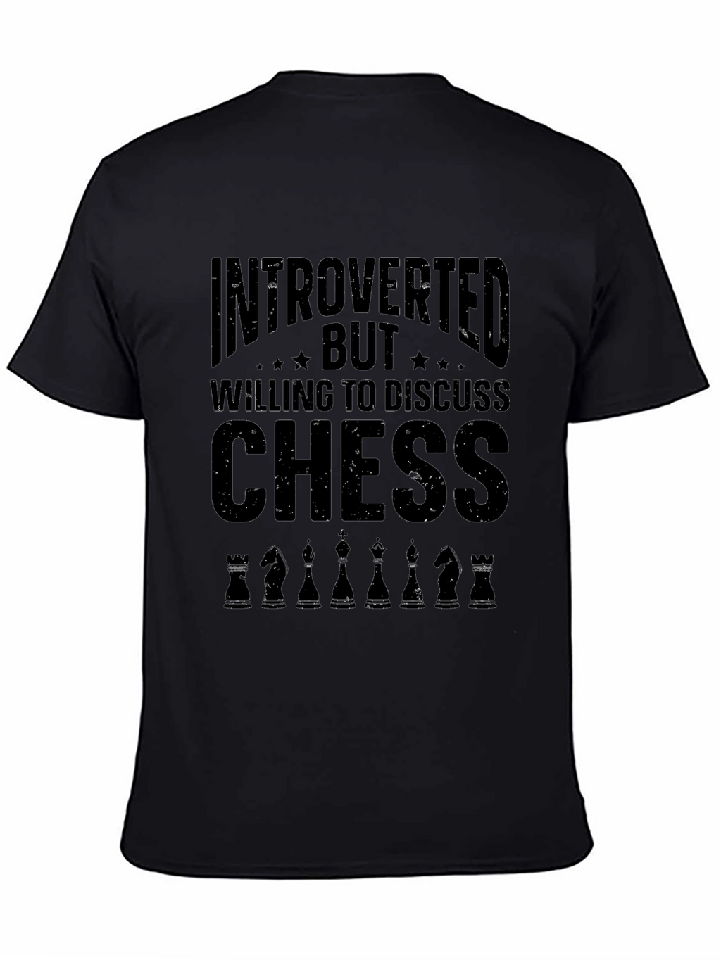 Introverted Chess T-Shirt - Playful Design