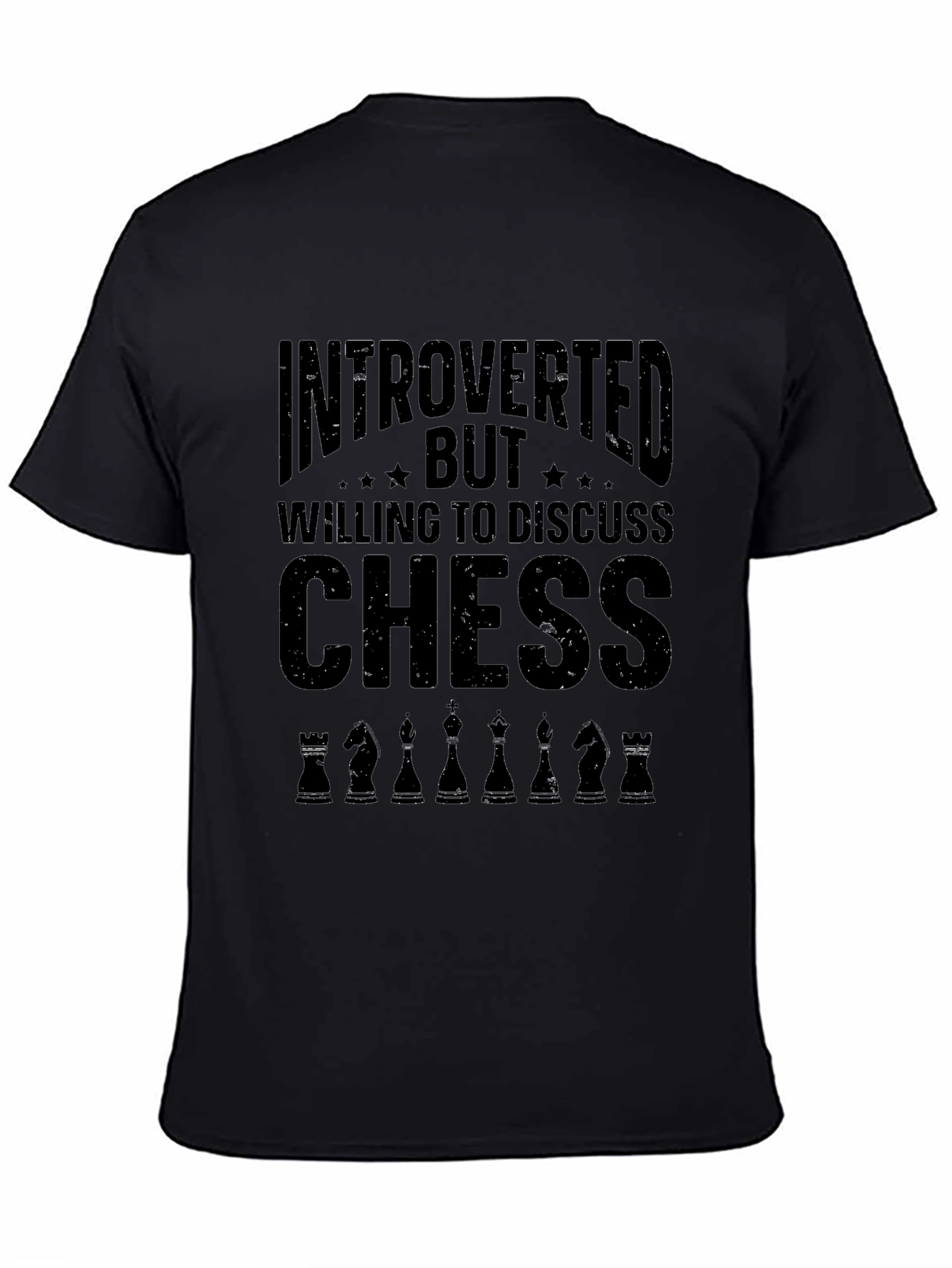 Introverted Chess T-Shirt - Playful Design