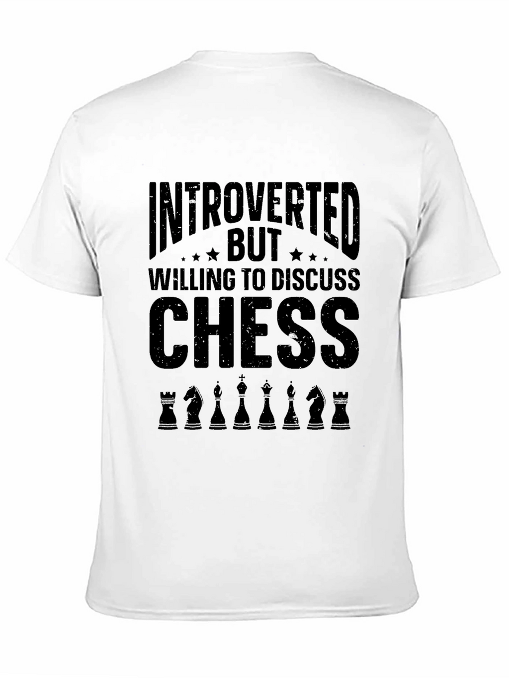 Introverted Chess T-Shirt - Playful Design