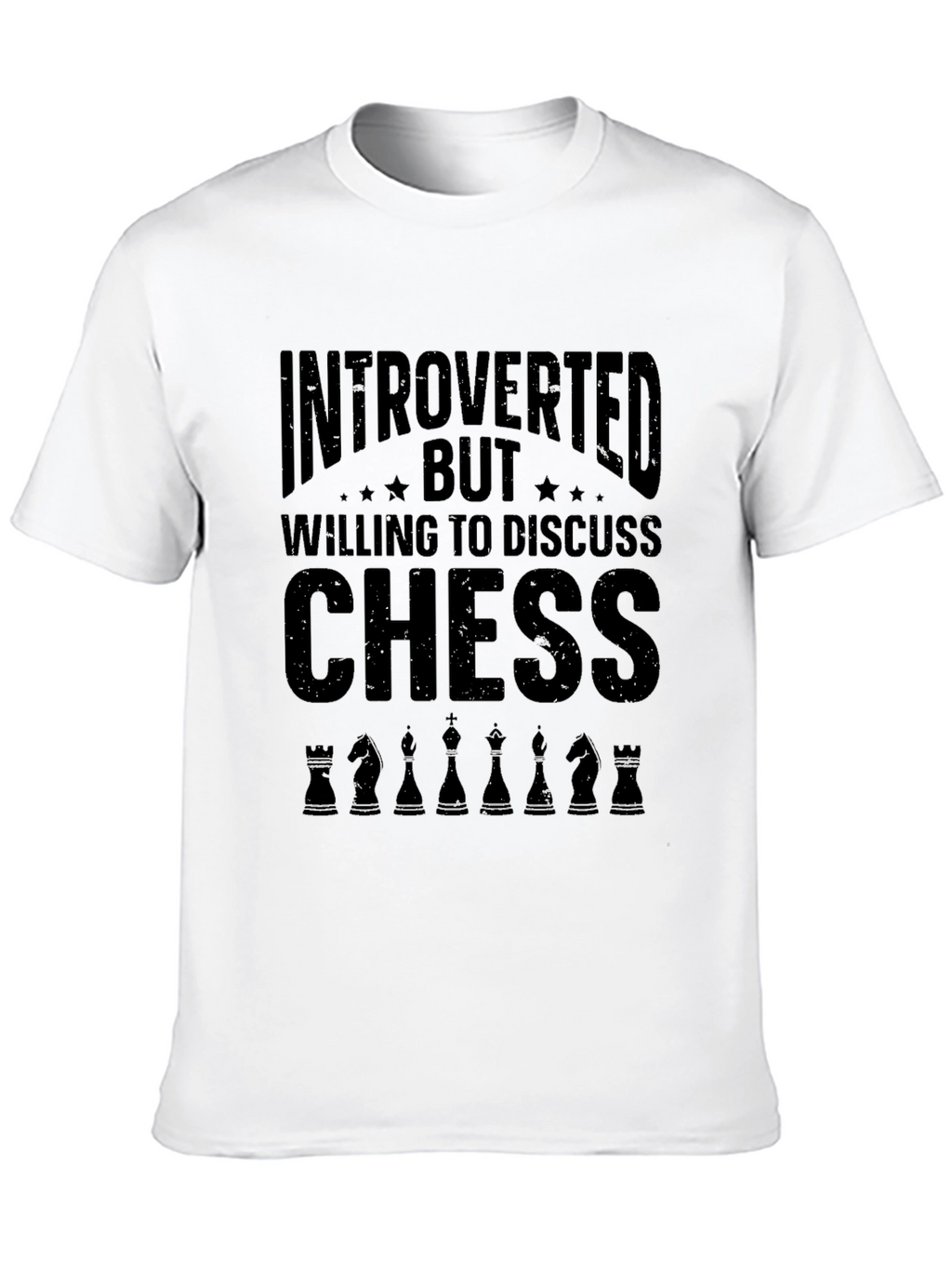 Introverted Chess T-Shirt - Playful Design