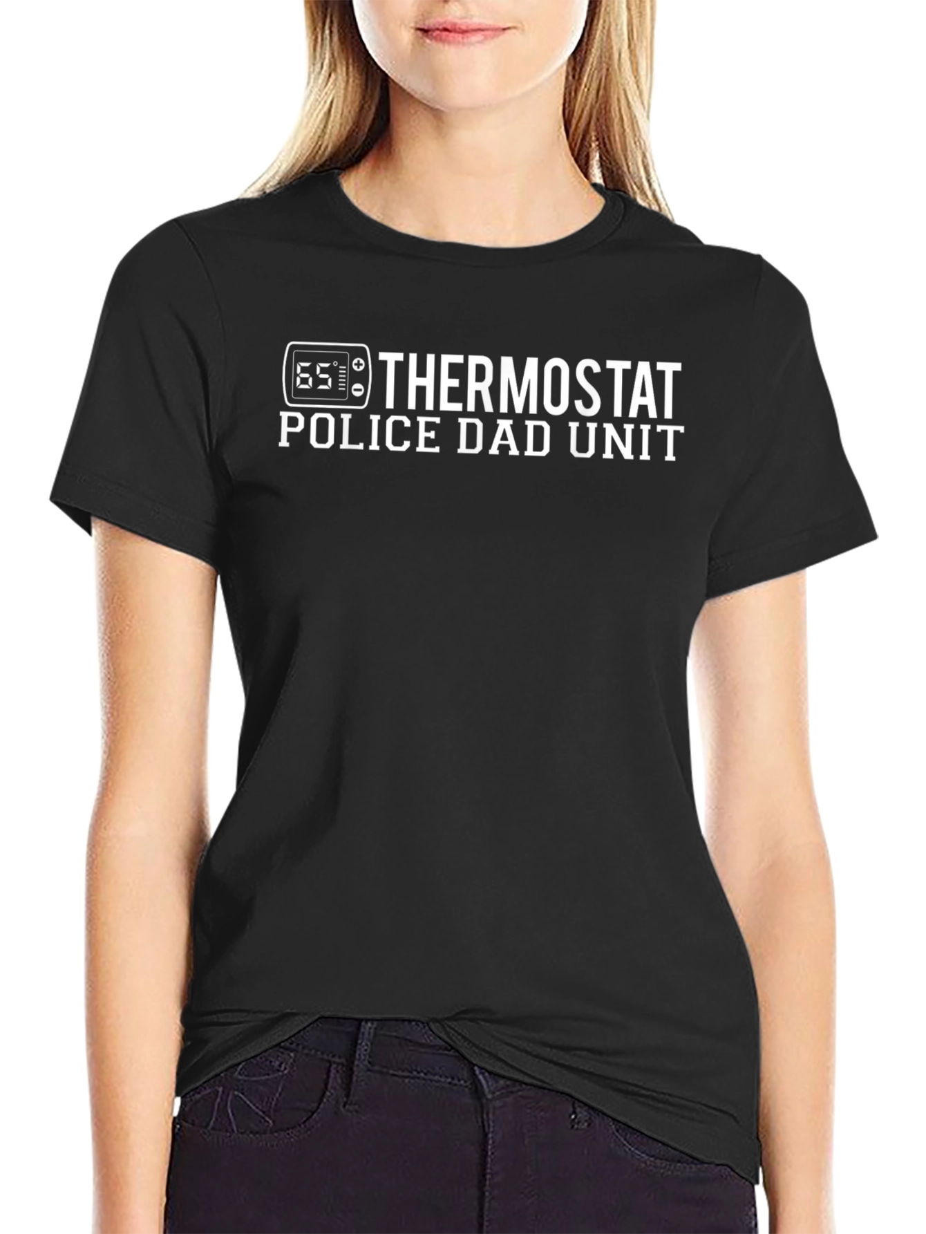 Thermostat Police Dad Unit T-Shirt - Humorous Fathers Day Tee
