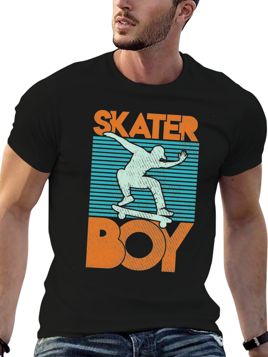 Skater Boy Graphic T-Shirt