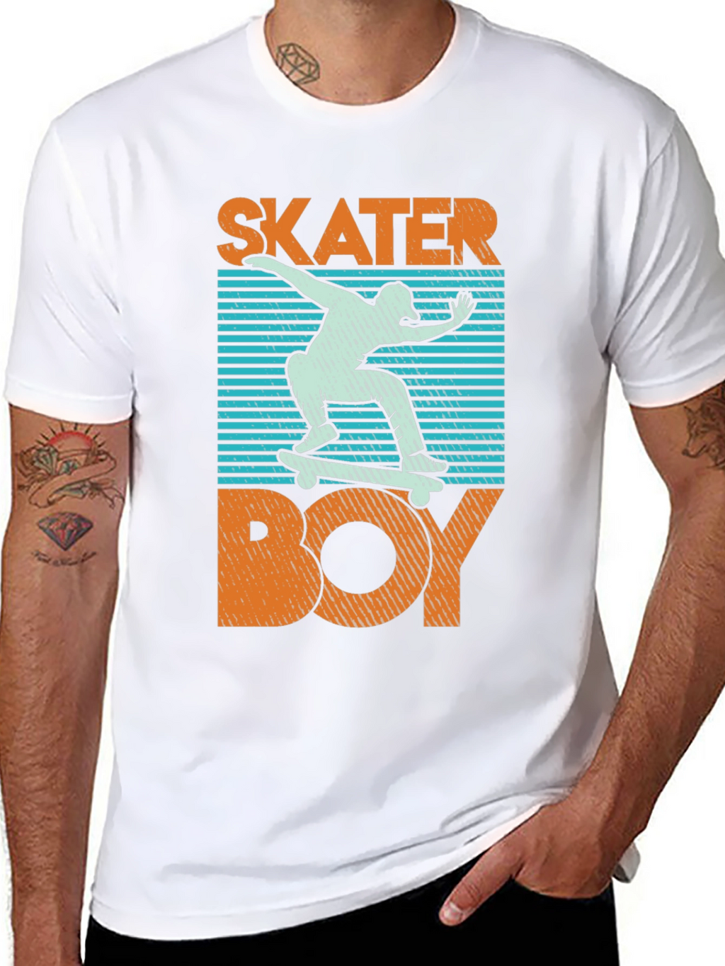 Skater Boy Graphic T-Shirt