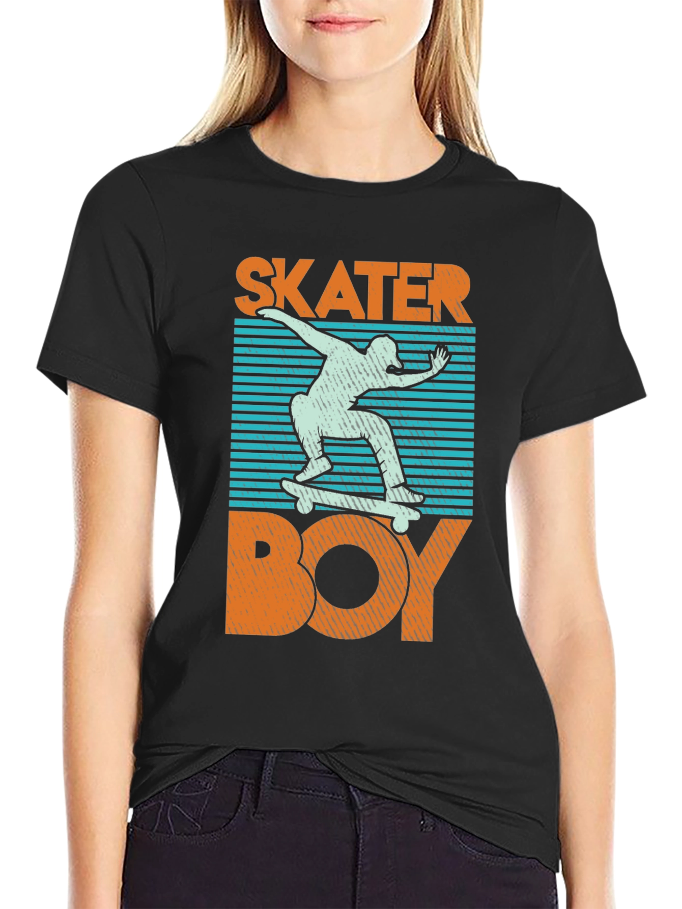 Skater Boy Graphic T-Shirt