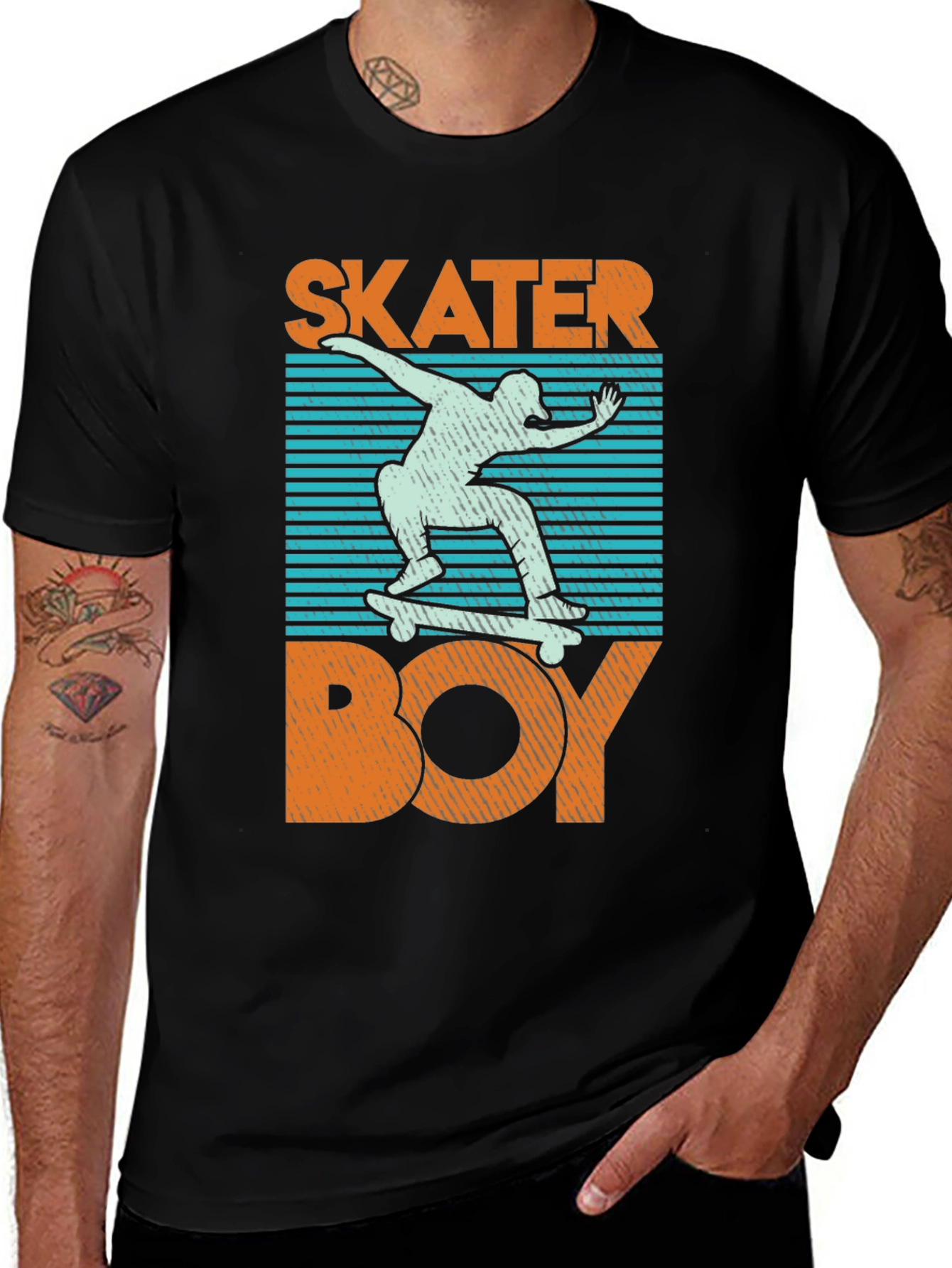 Skater Boy Graphic T-Shirt
