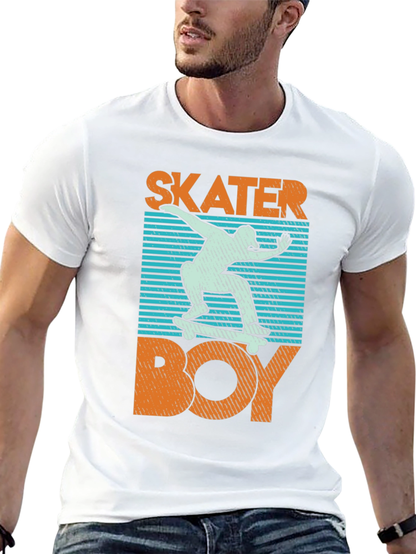 Skater Boy Graphic T-Shirt