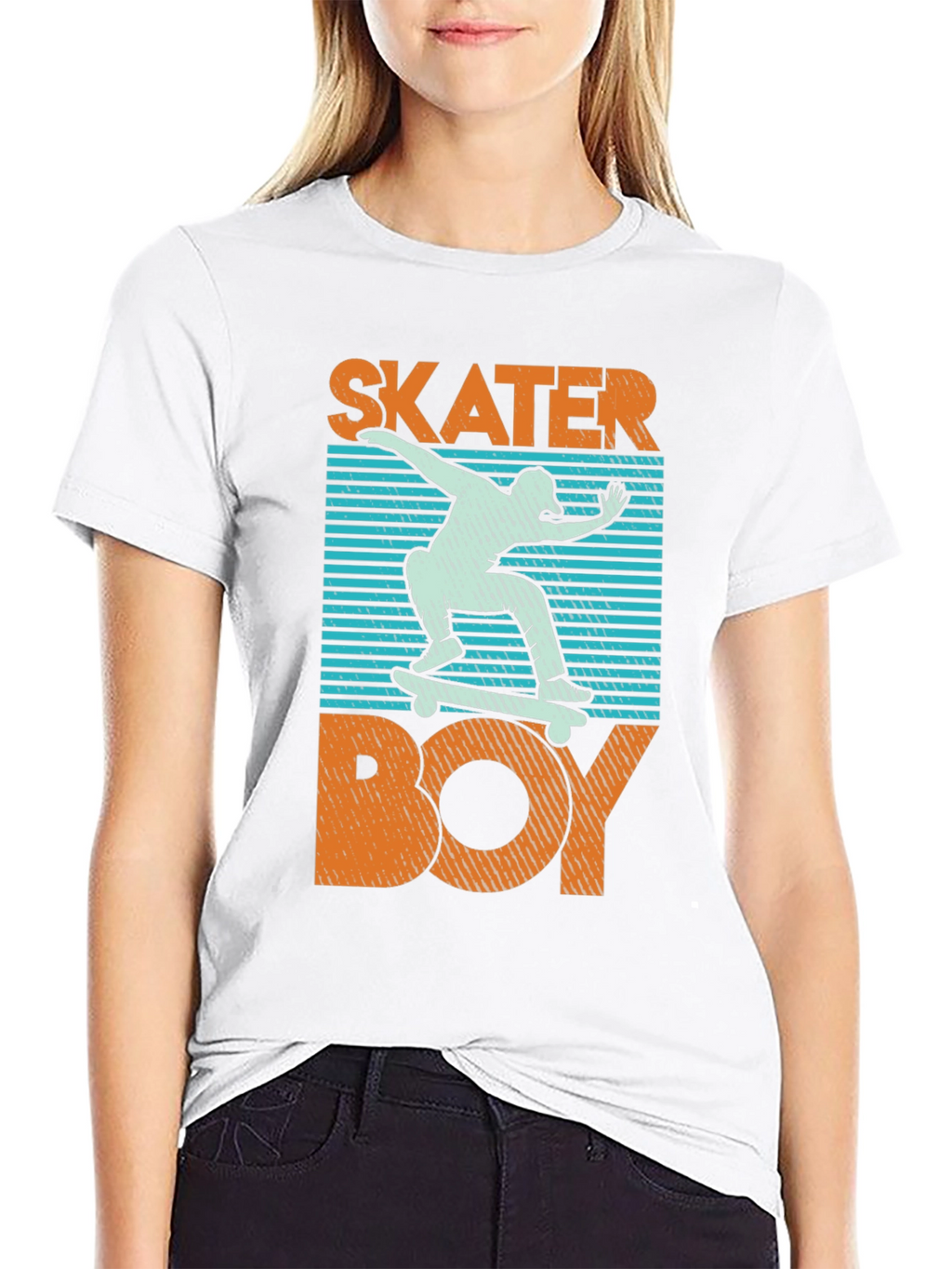 Skater Boy Graphic T-Shirt