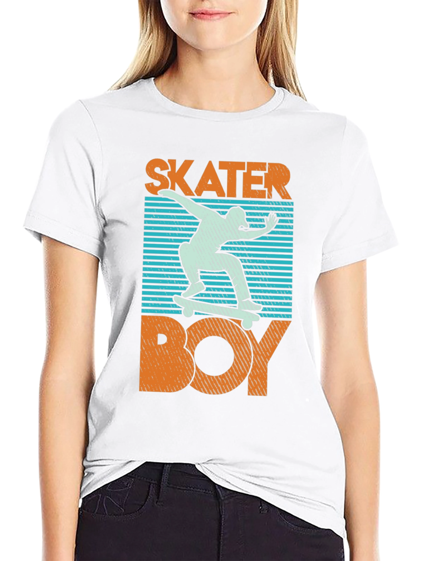 Skater Boy Graphic T-Shirt
