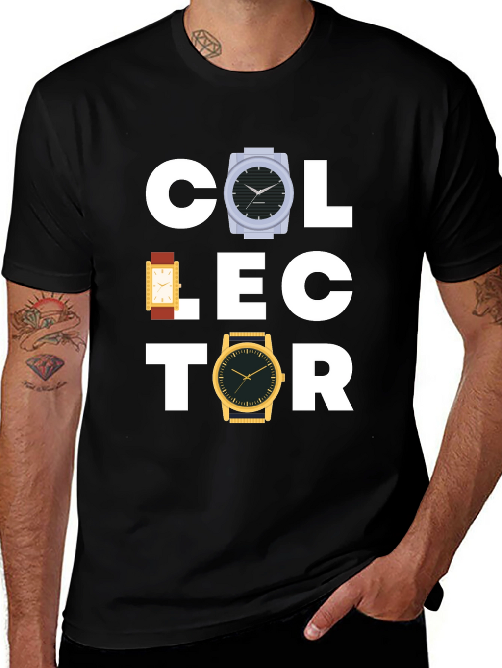Watch Collector Graphic Tee - Stylish & Unique