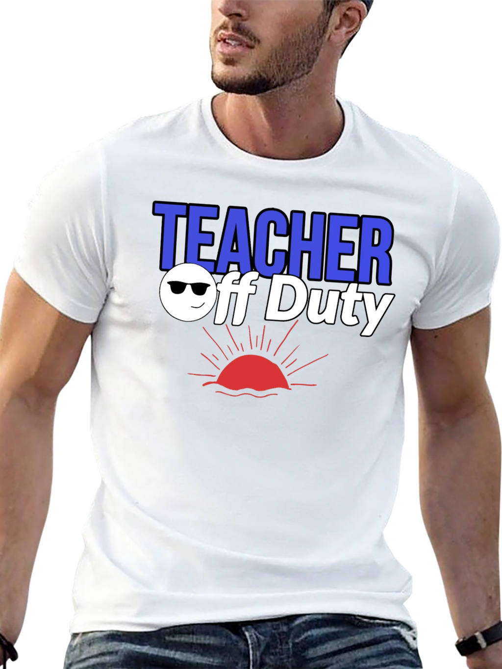 Teacher Off Duty Graphic T-Shirt
