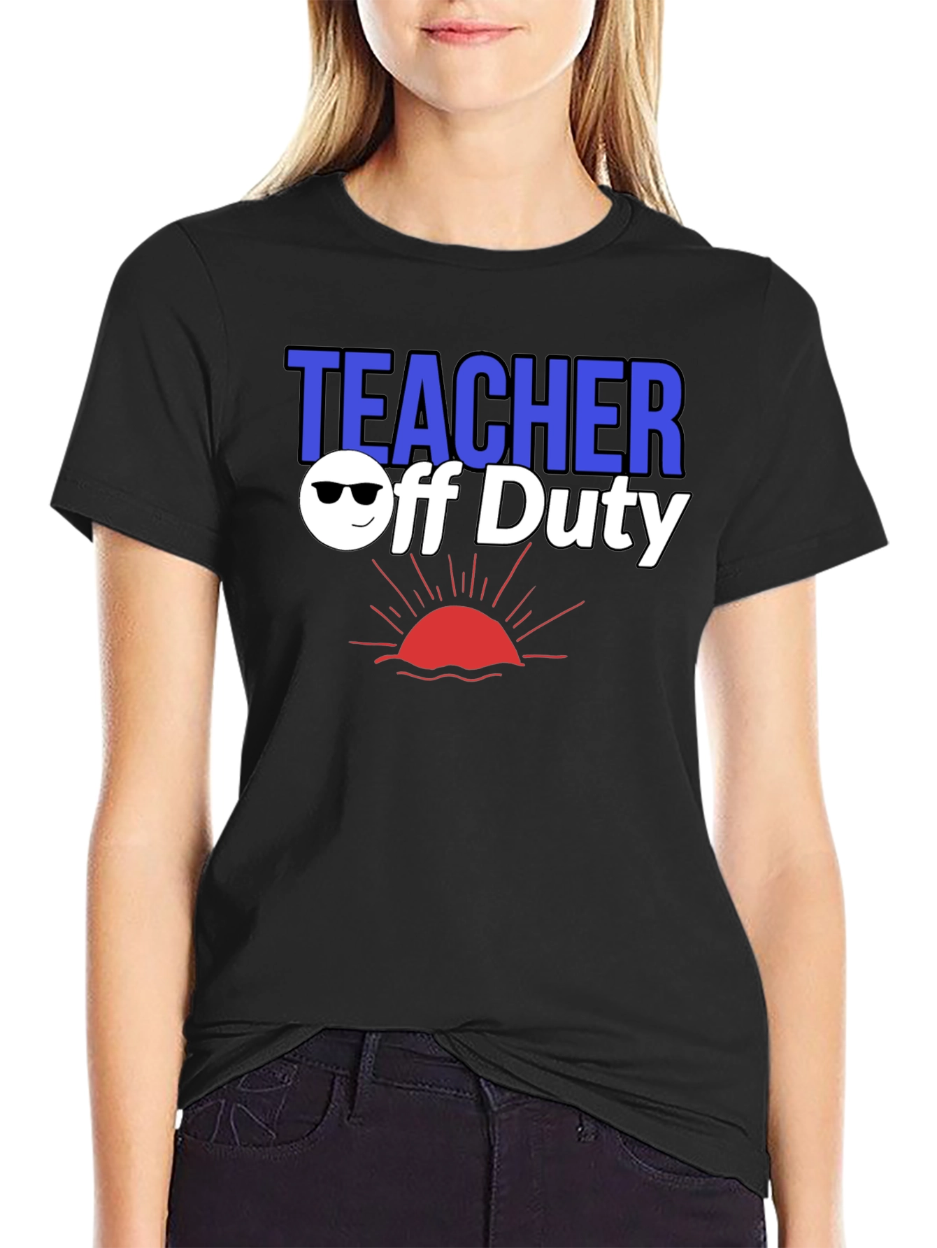 Teacher Off Duty Graphic T-Shirt