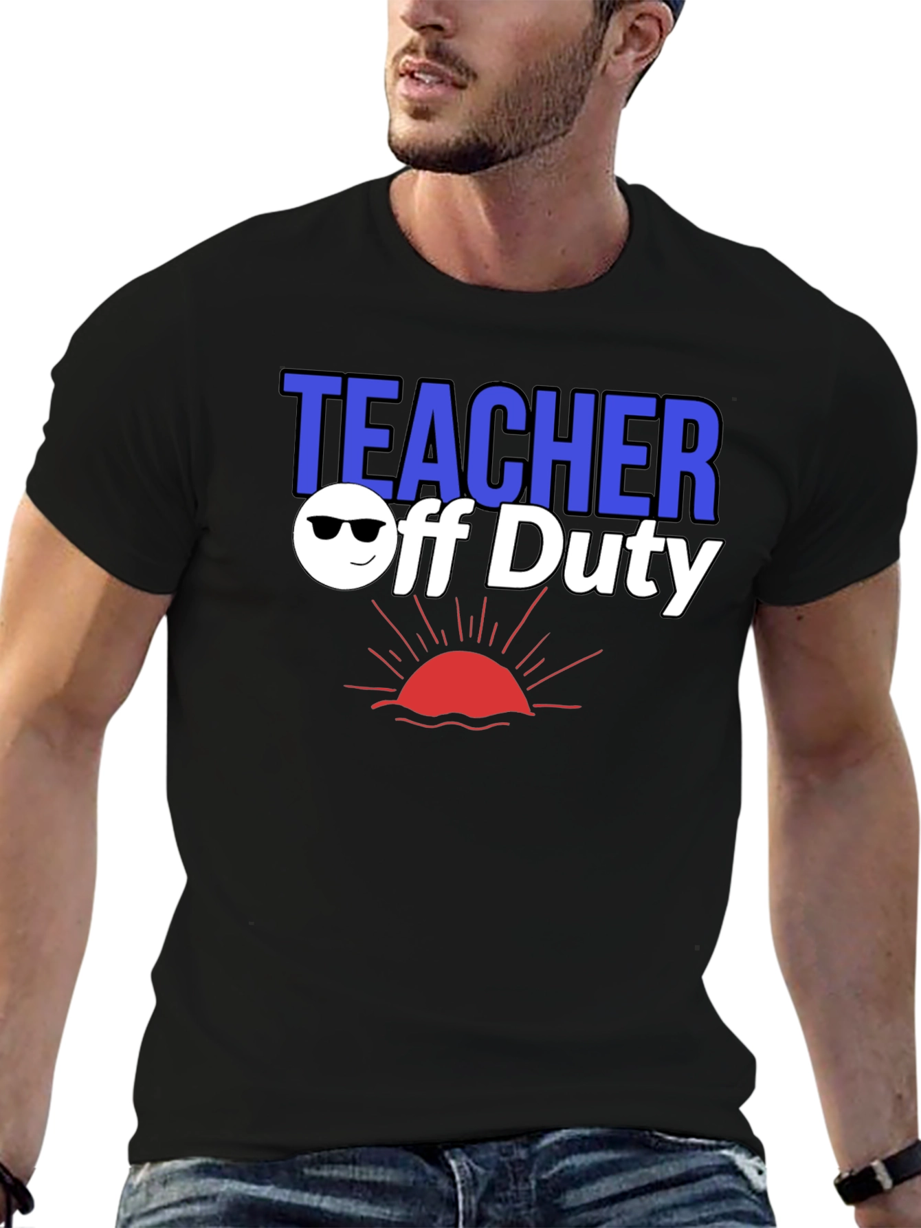 Teacher Off Duty Graphic T-Shirt