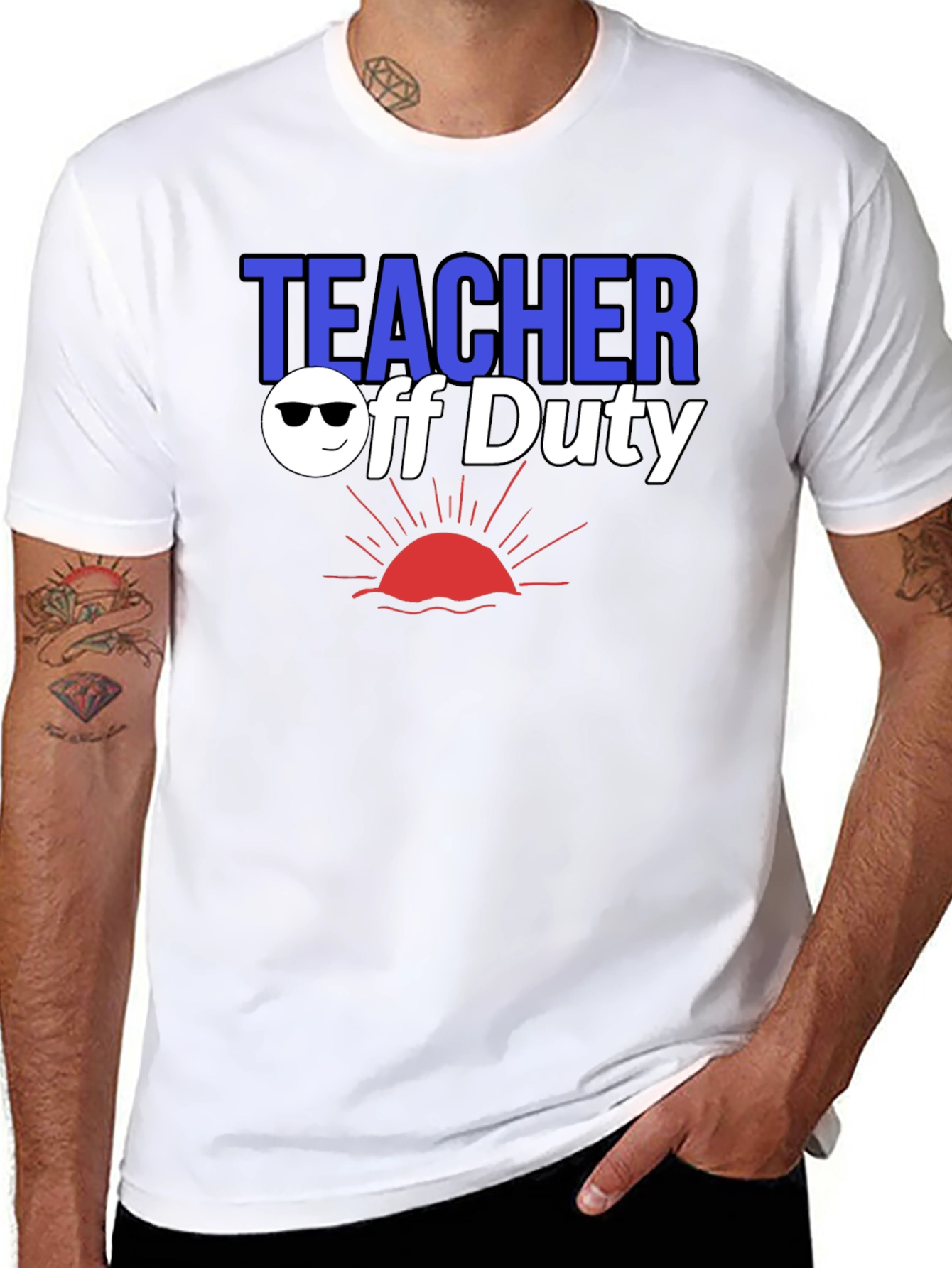 Teacher Off Duty Graphic T-Shirt