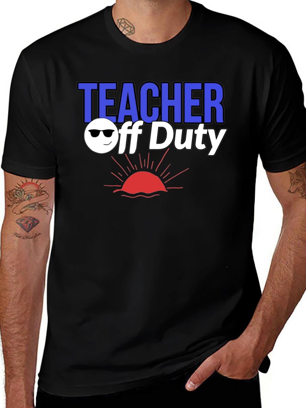 Teacher Off Duty Graphic T-Shirt