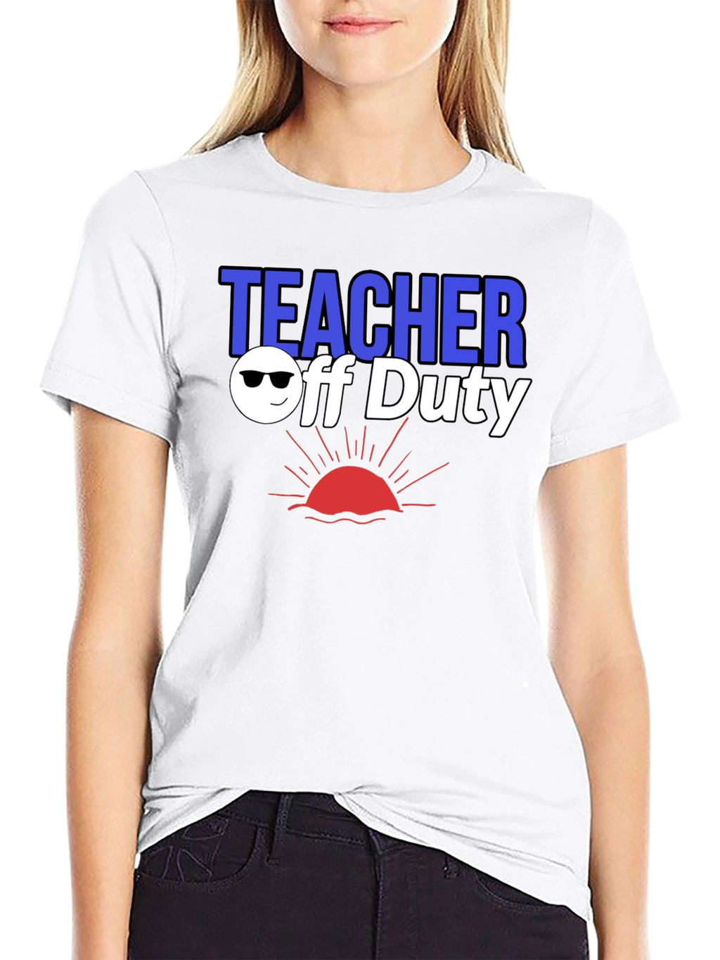 Teacher Off Duty Graphic T-Shirt