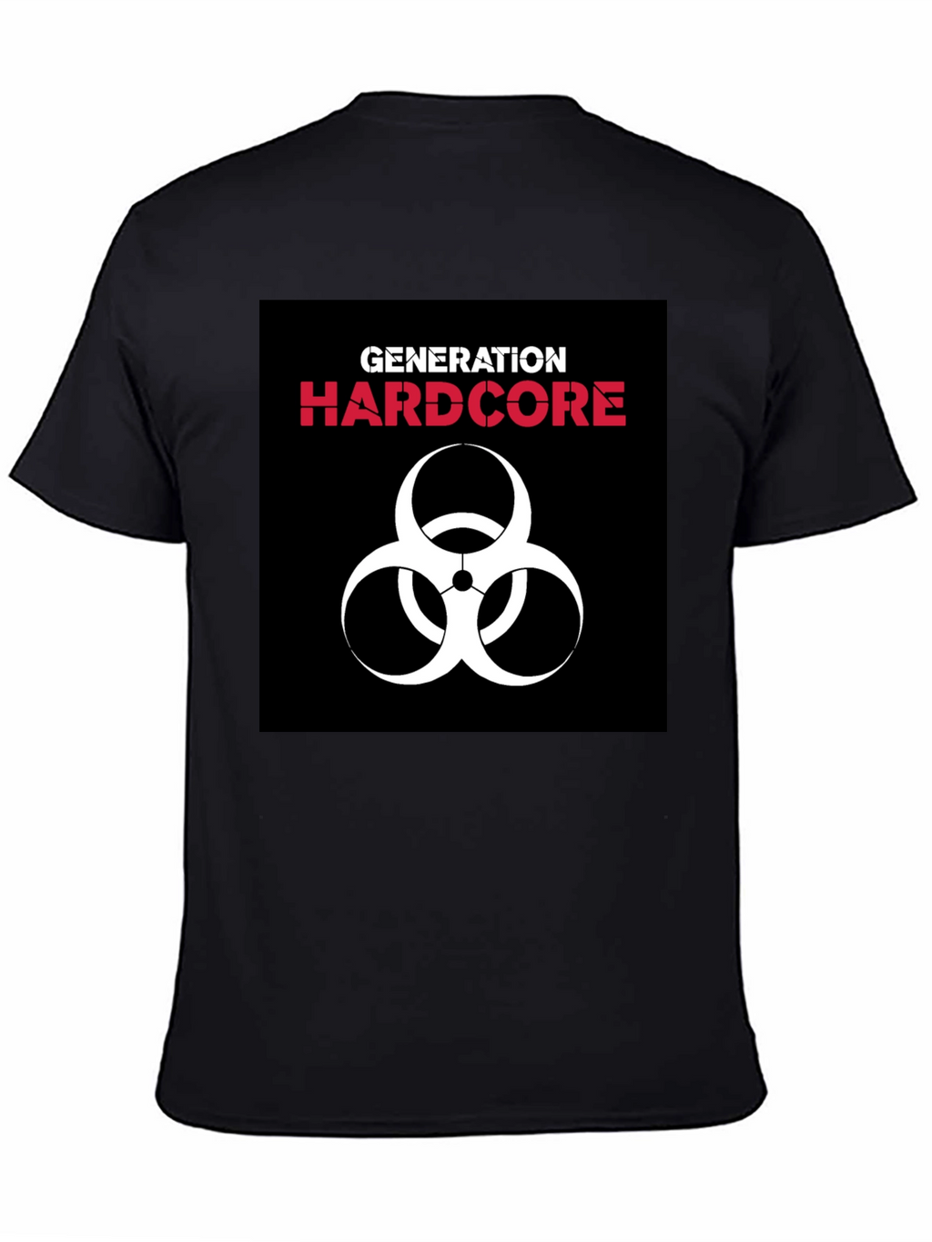 Generation Hardcore Biohazard Symbol Black T-Shirt